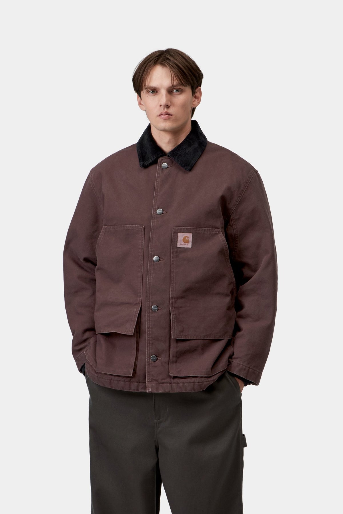 Lander Coat - Palisander / Black stone washed