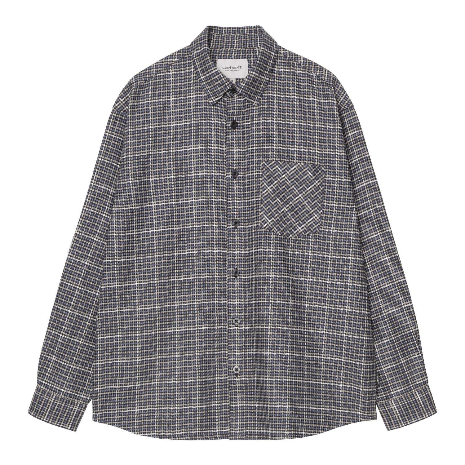 L/S Todrick Shirt - Todrick Houndstooth, Icesheet