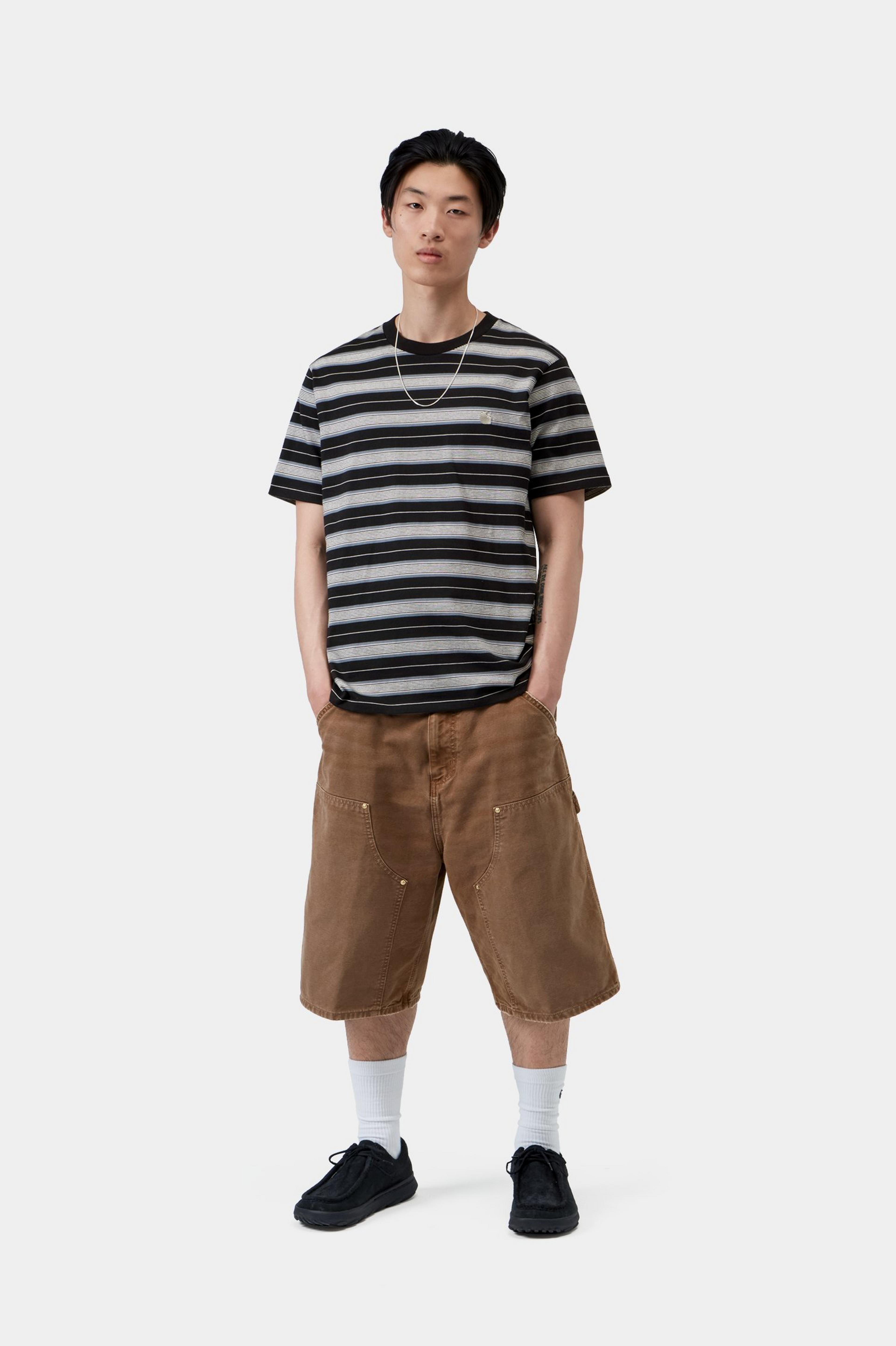S/S Bronson T-Shirt - Bronson Stripe, Black