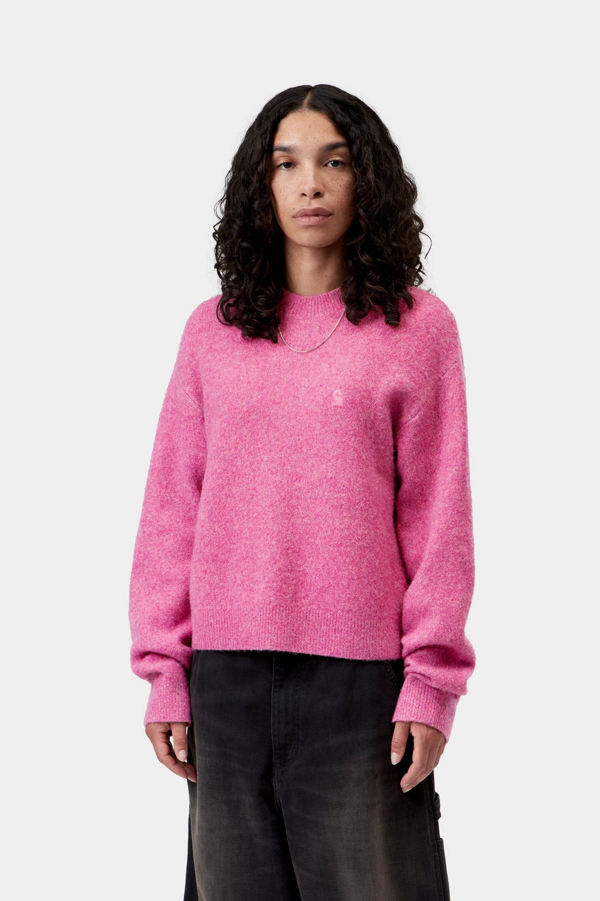 W’ Curtis Sweater - Tangled Hortensia