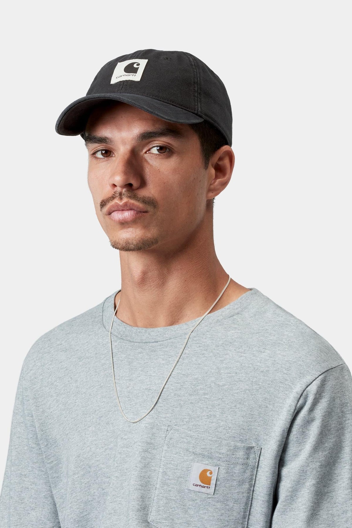 Canvas Cap - Black stone washed