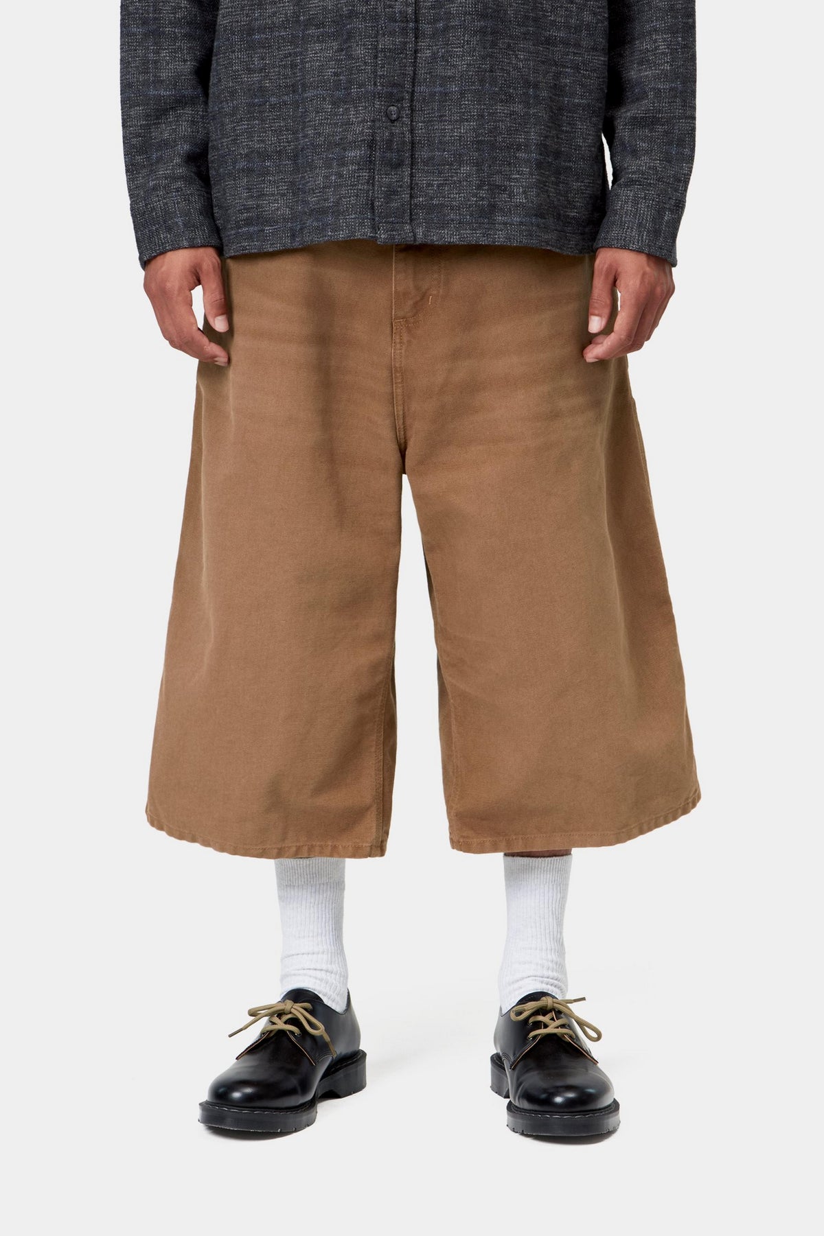 OG Single Knee Long Short - WIP H Brown stone canvas