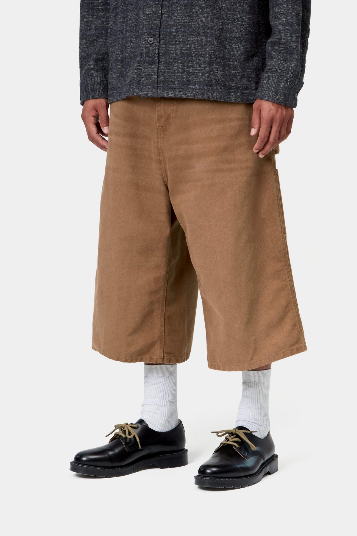 OG Single Knee Long Short - WIP H Brown stone canvas