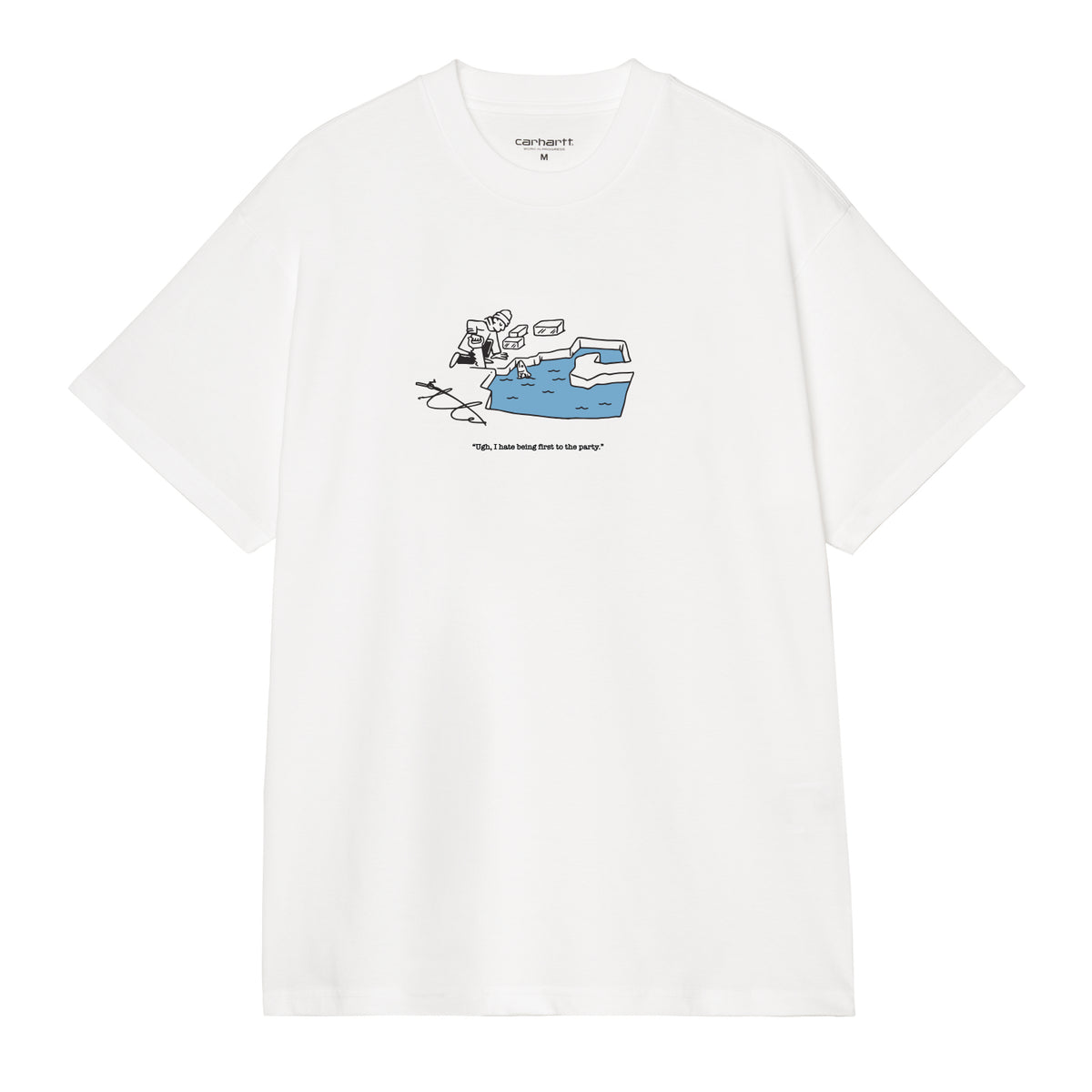 S/S Ice Fishing T-Shirt - White