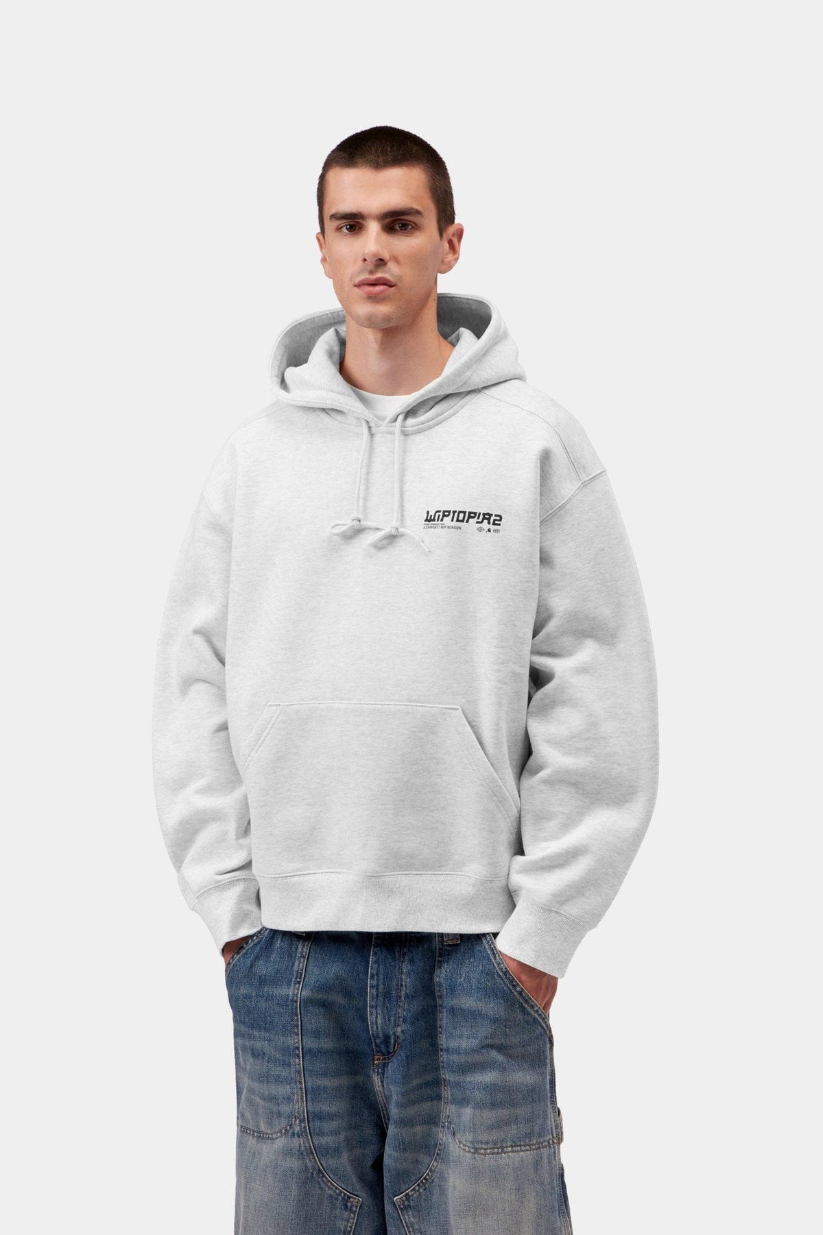 Hooded Wiptopia II Sweatshirt - Ash Heather