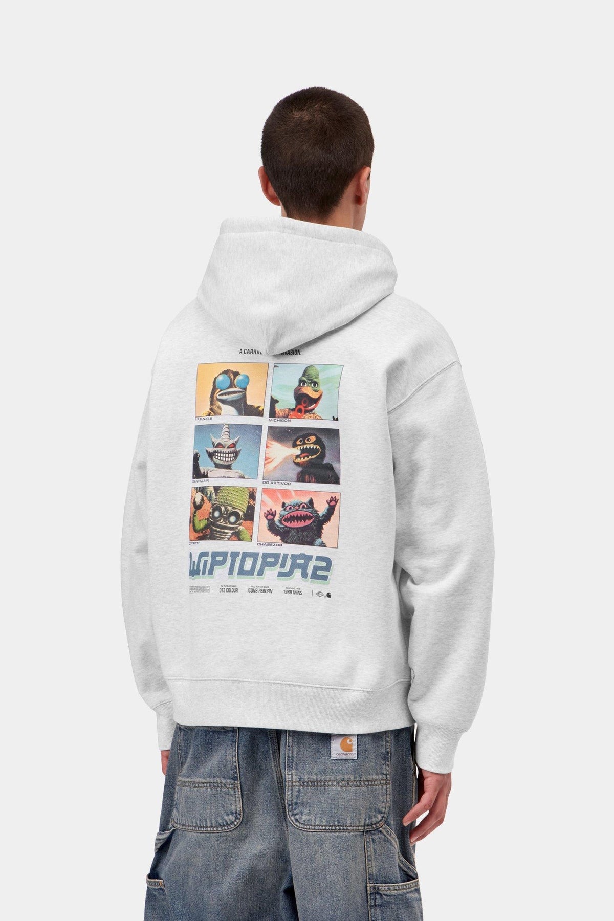 Hooded Wiptopia II Sweatshirt - Ash Heather