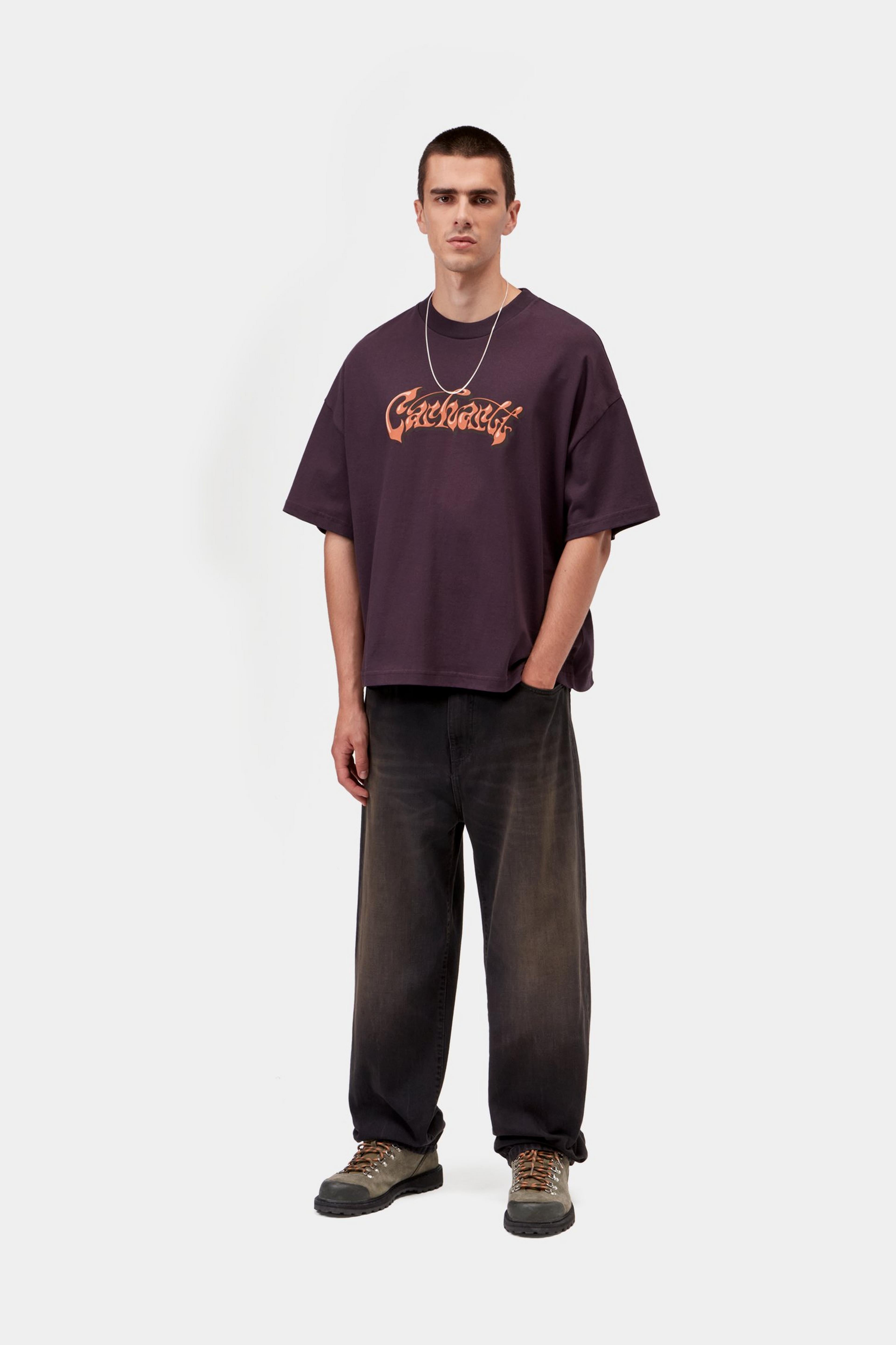 S/S Booger T-Shirt - Cozy Purple