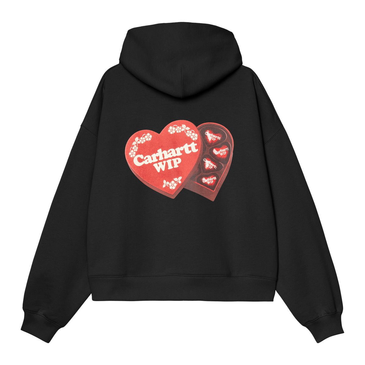 W' Hooded Hartt Case Sweatshirt - Black