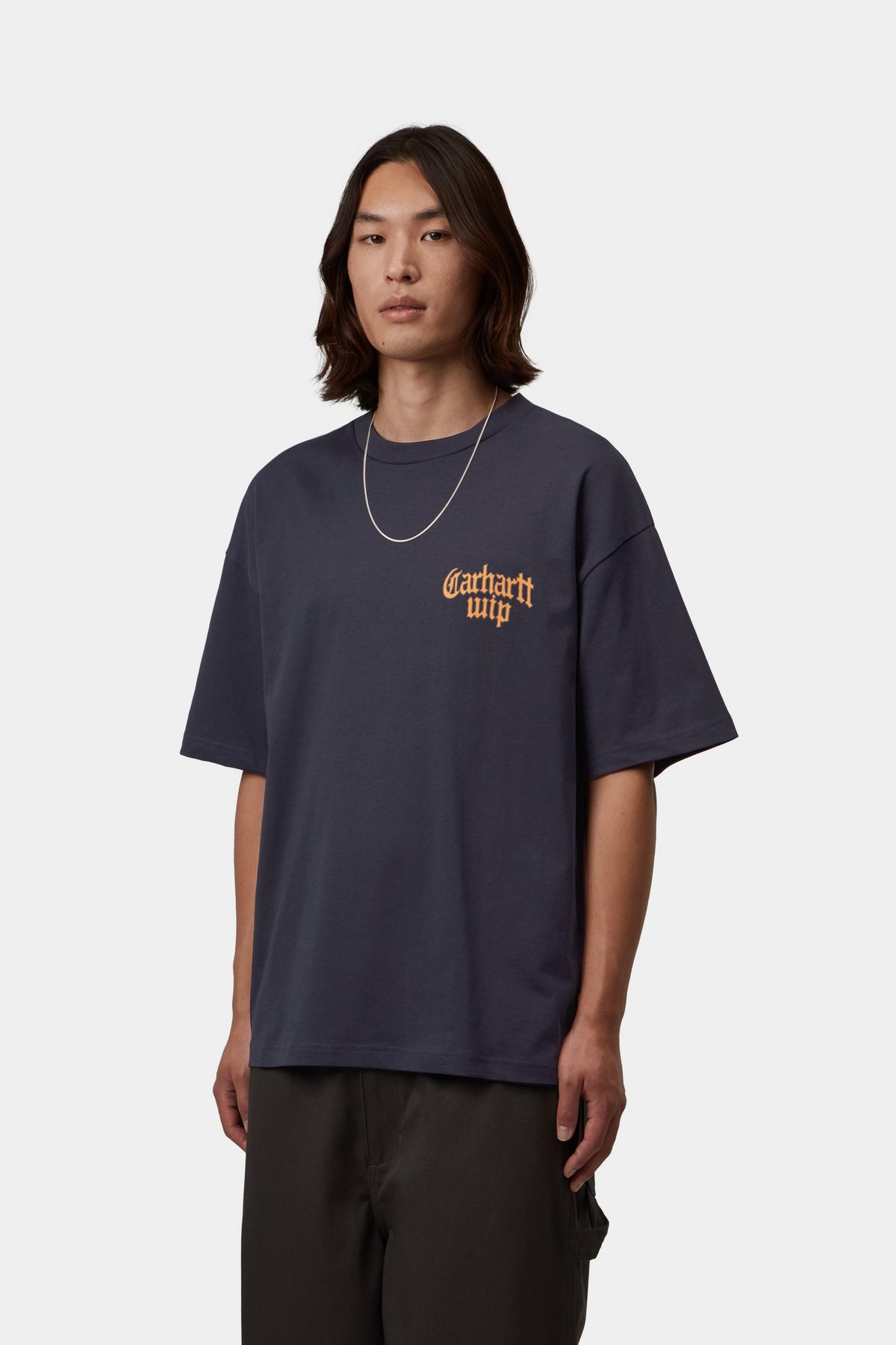 S/S Blackletter T-Shirt - Dark Navy