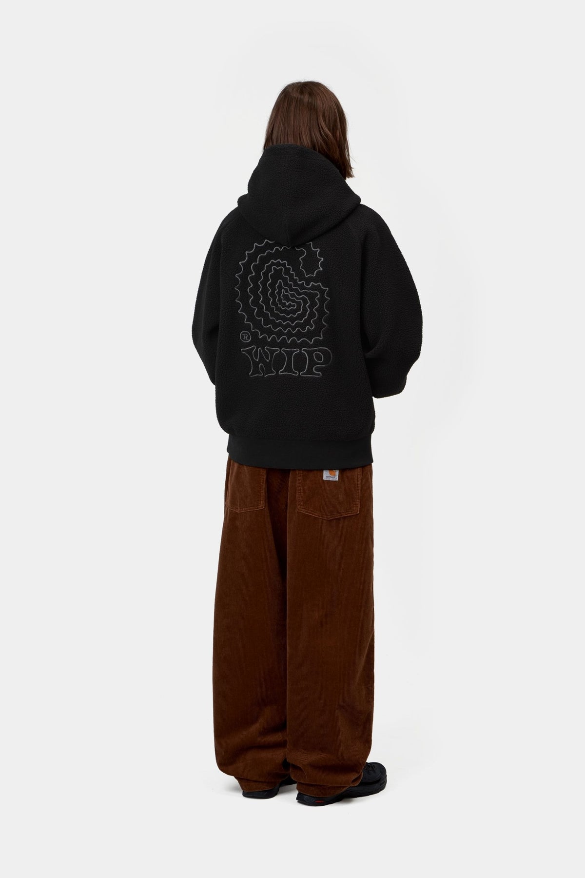Hooded Limn C Fleece Sweatshirt - Black