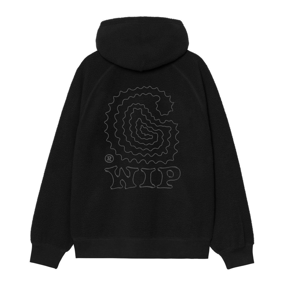 Hooded Limn C Fleece Sweatshirt - Black