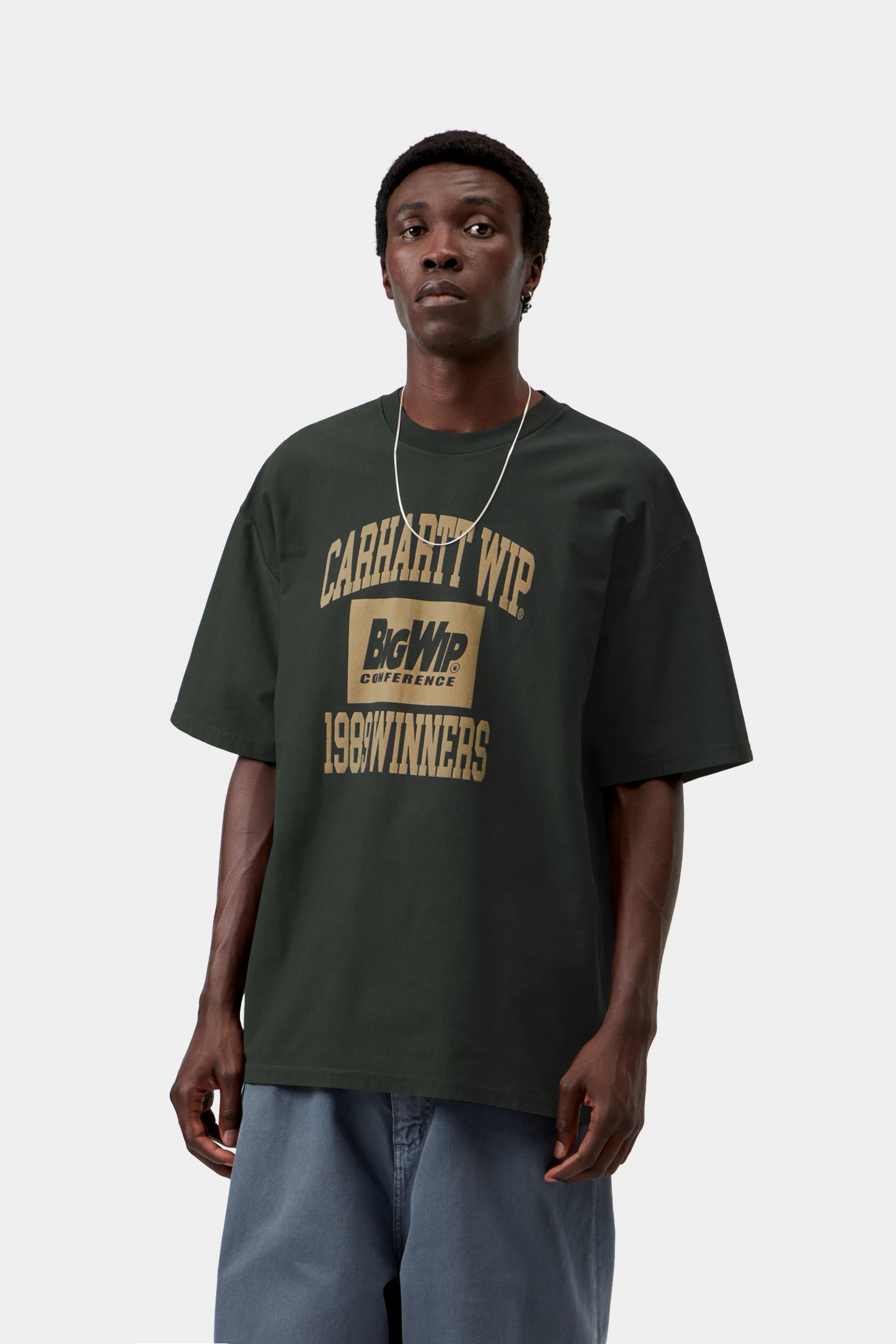 S/S 1989 Winners T-Shirt - Raven heavy stone wash