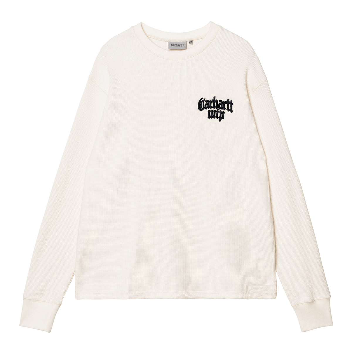 L/S Blackletter Waffle T-Shirt - Wax / Black