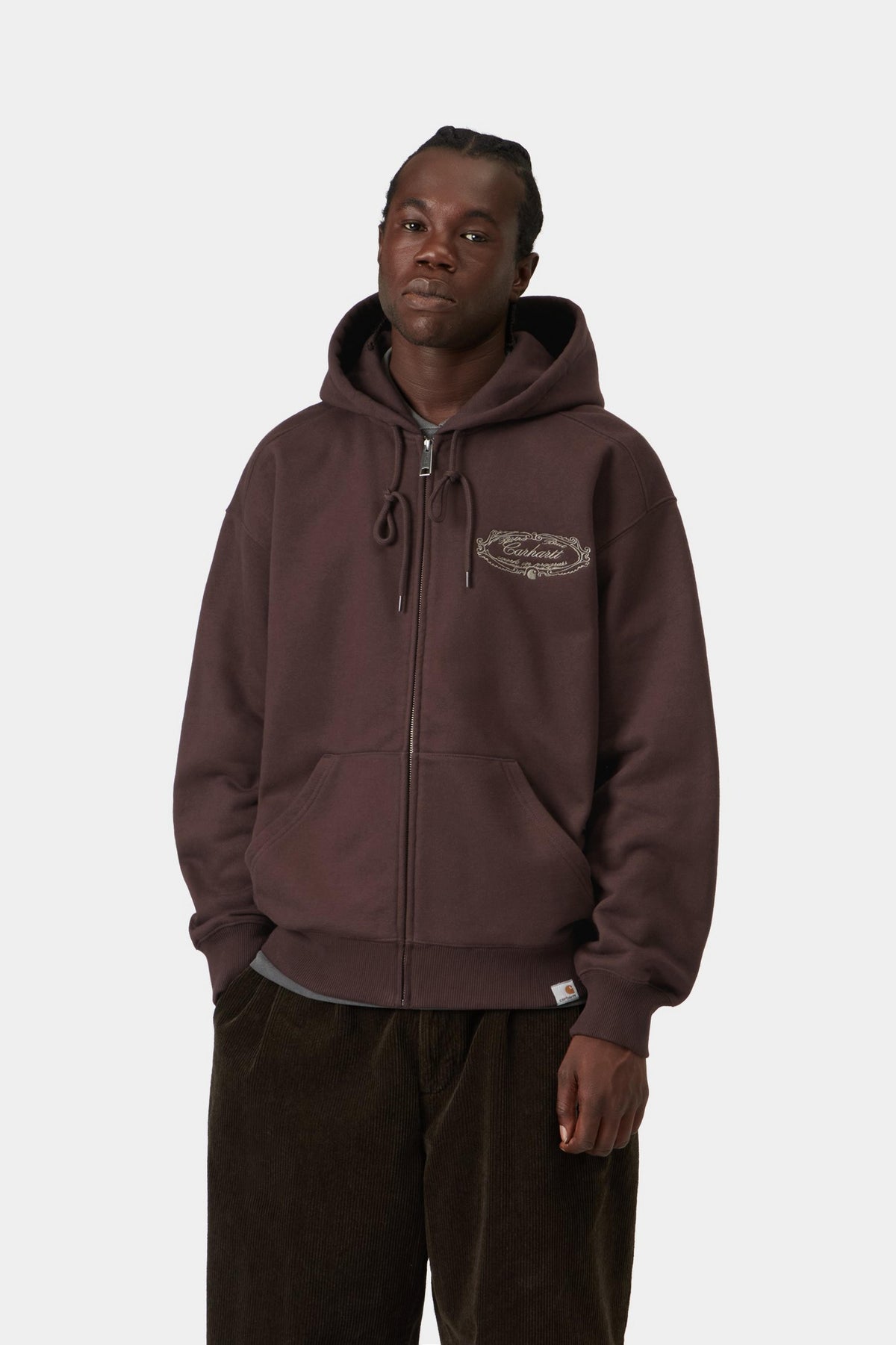 Hooded Chez WIP Jacket - Palisander / Grey
