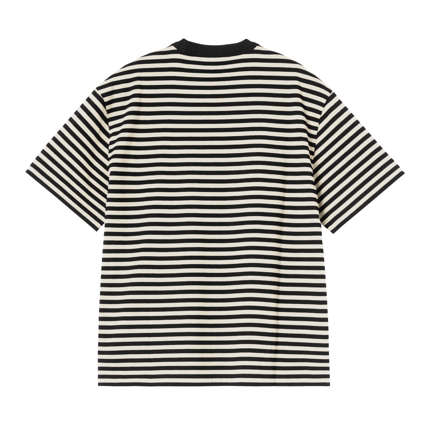 W' S/S Essy T-Shirt - Essy Stripe Black/Wax