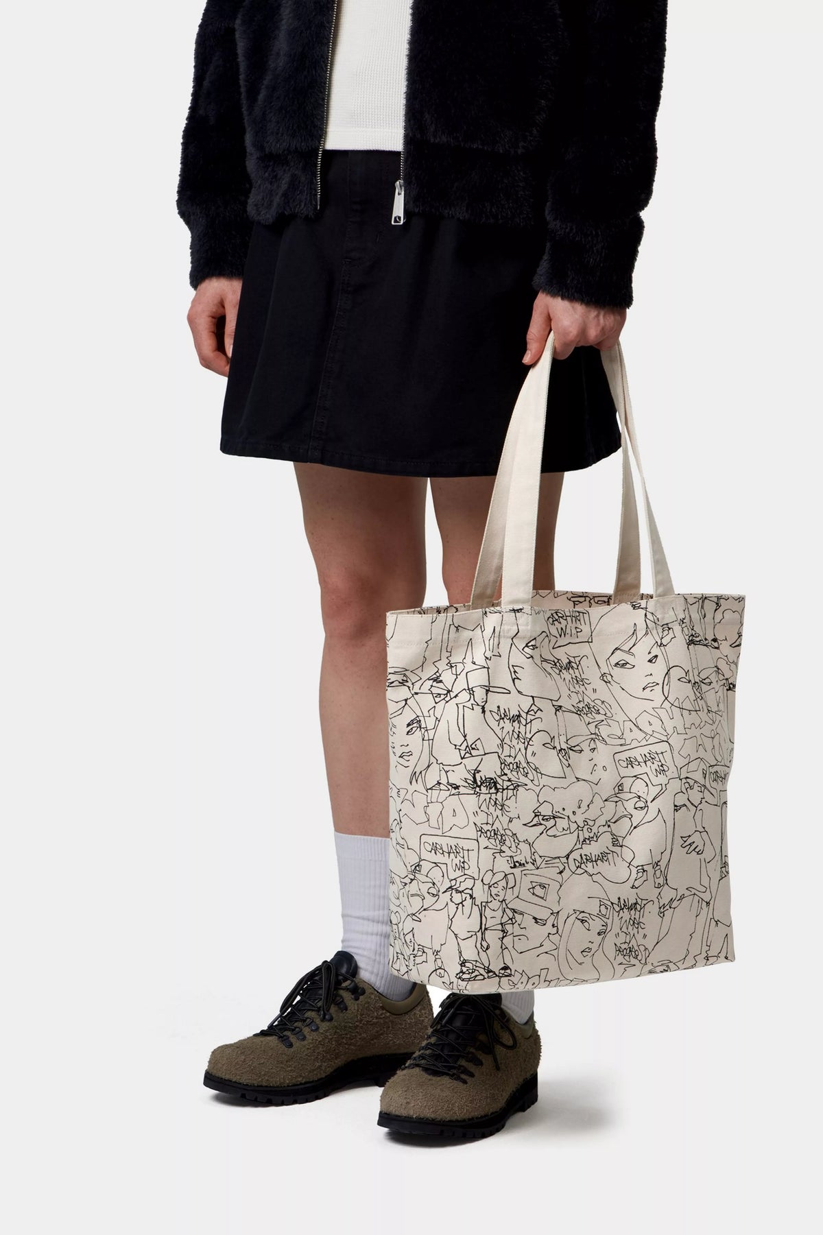 Blinkerfluid Tote - Blinkerfluid Print, Natural