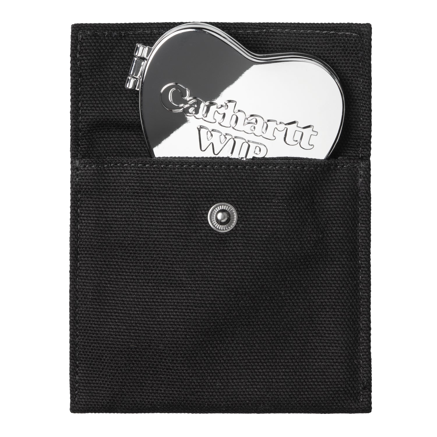 Heart Pocket Mirror - Silver
