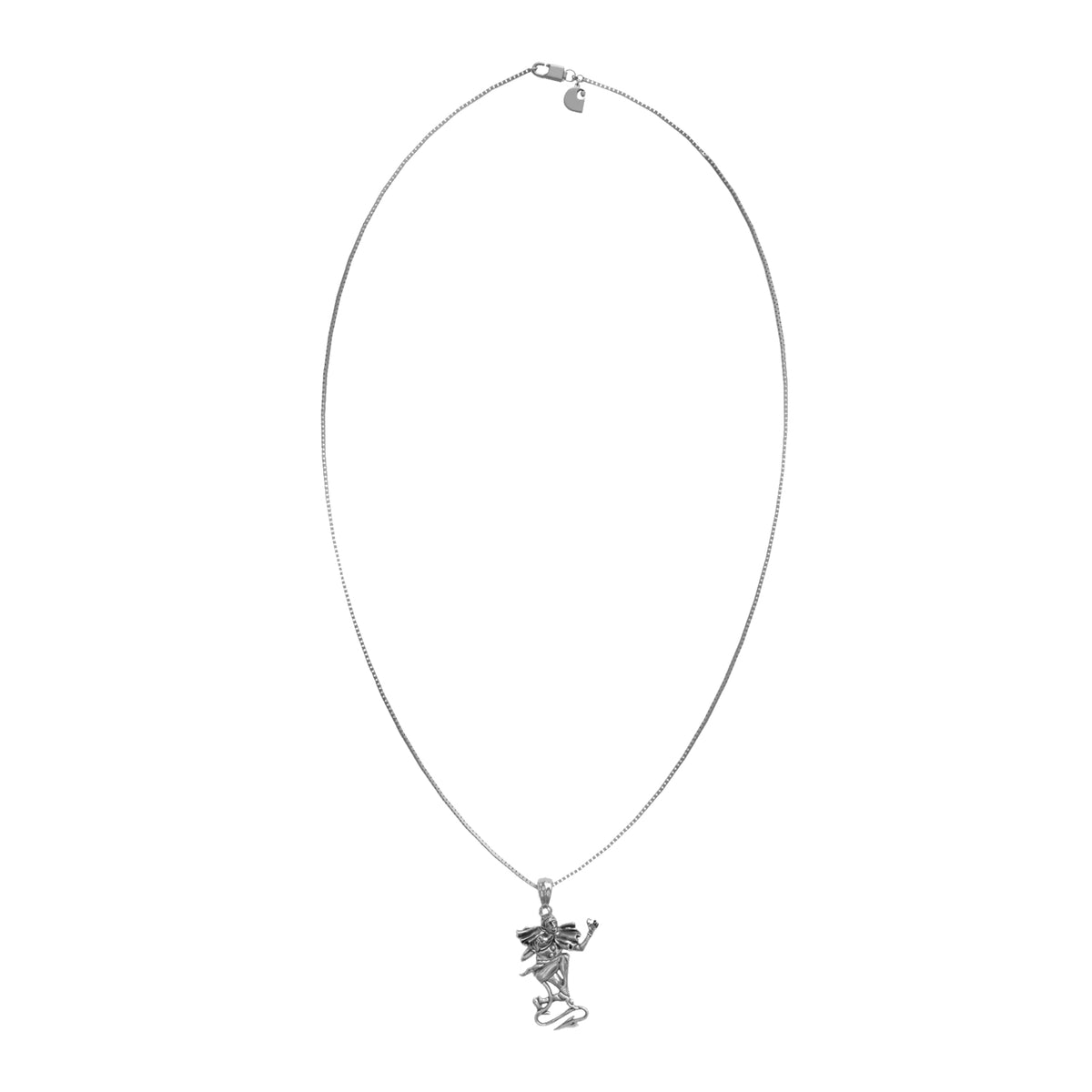 Playing Cards Pendant - Silver