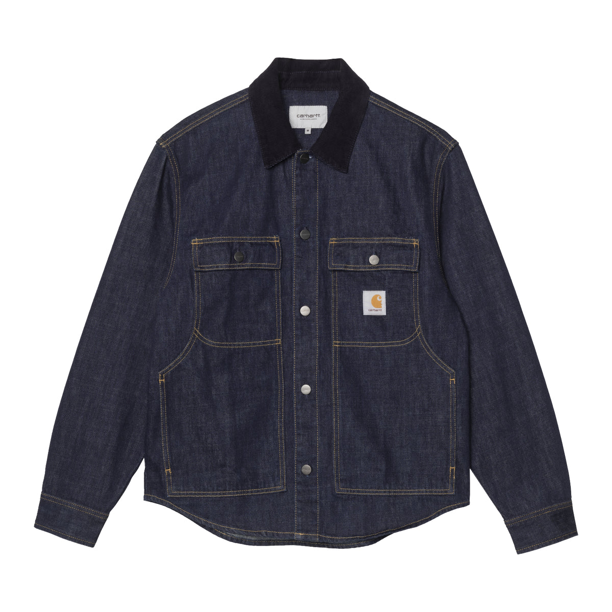 Oakland Shirt Jac - Blue / Dark Navy, Rinsed