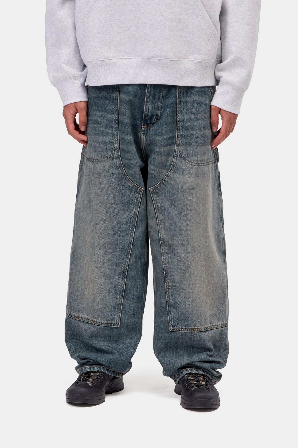 Oakland Pant - Blue, Worn used wash
