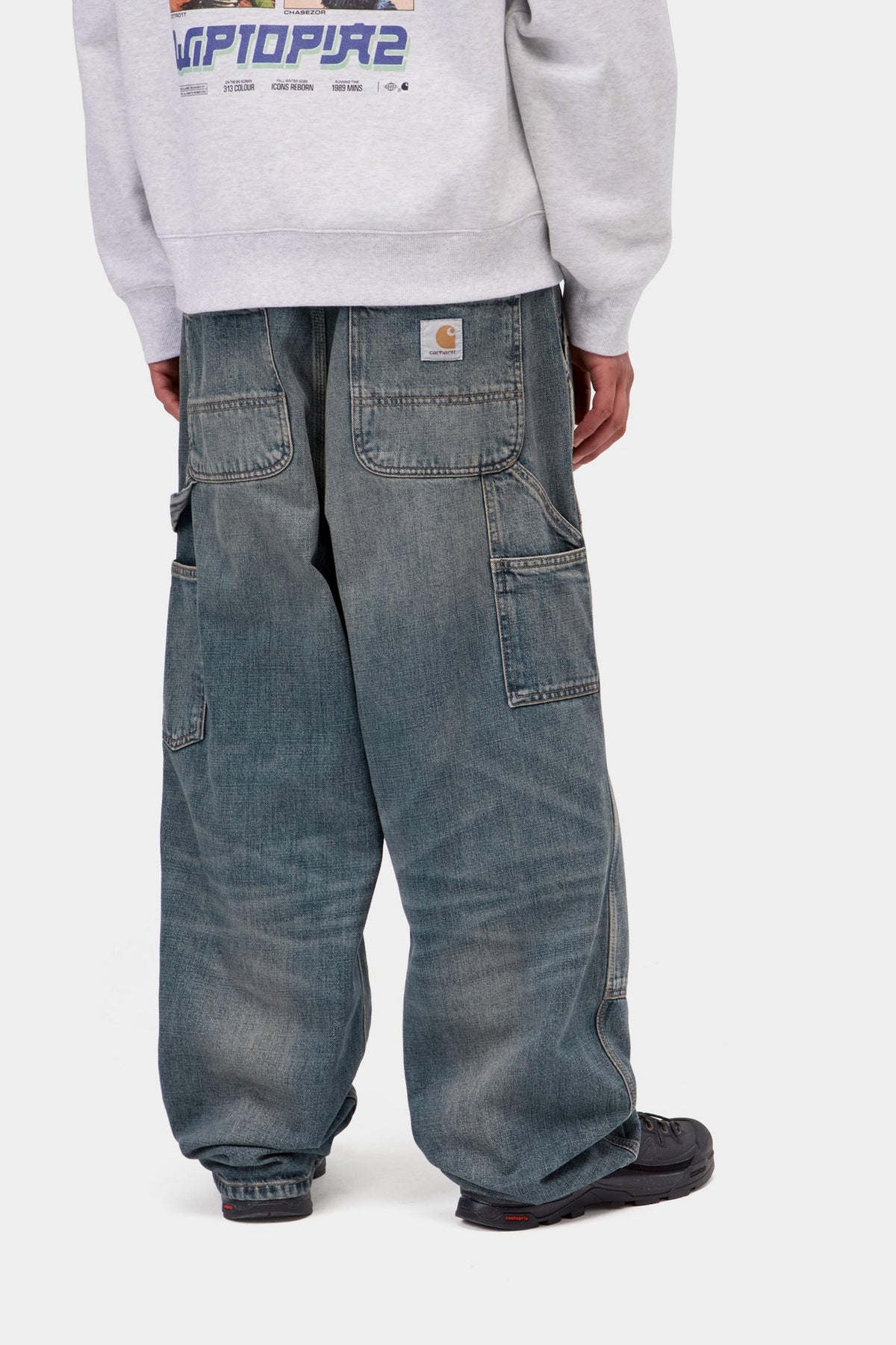 Oakland Pant - Blue, Worn used wash
