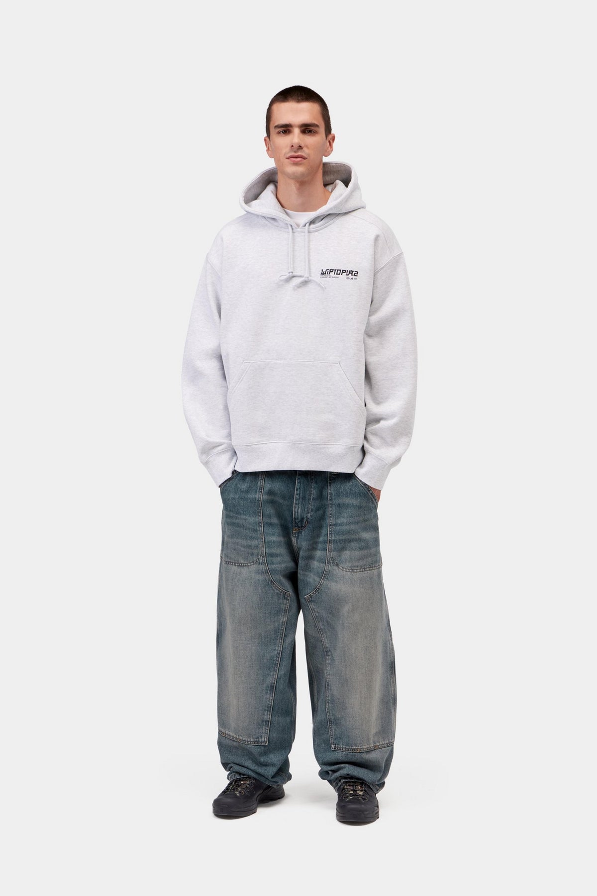 Oakland Pant - Blue, Worn used wash