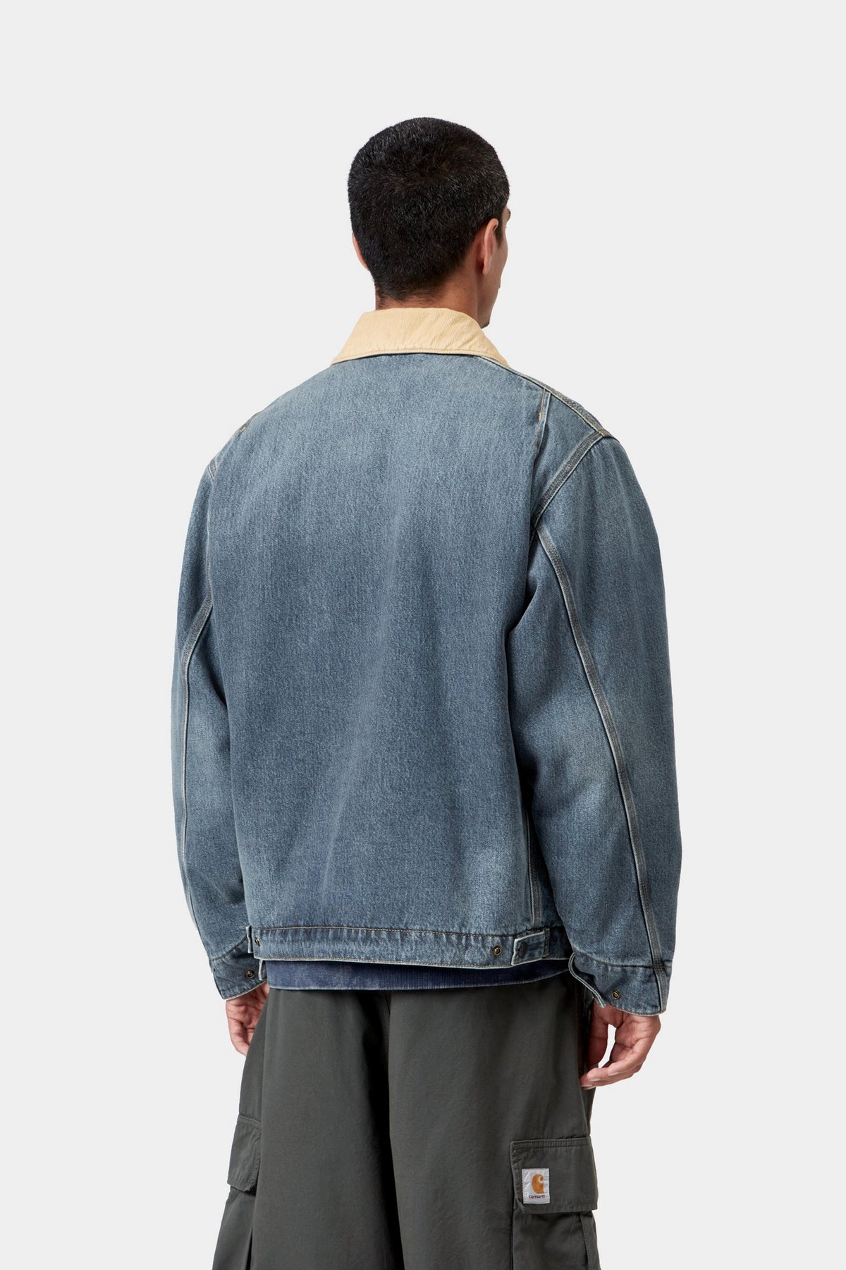 OG Detroit Jacket - Blue / Dusty H Brown old used wash