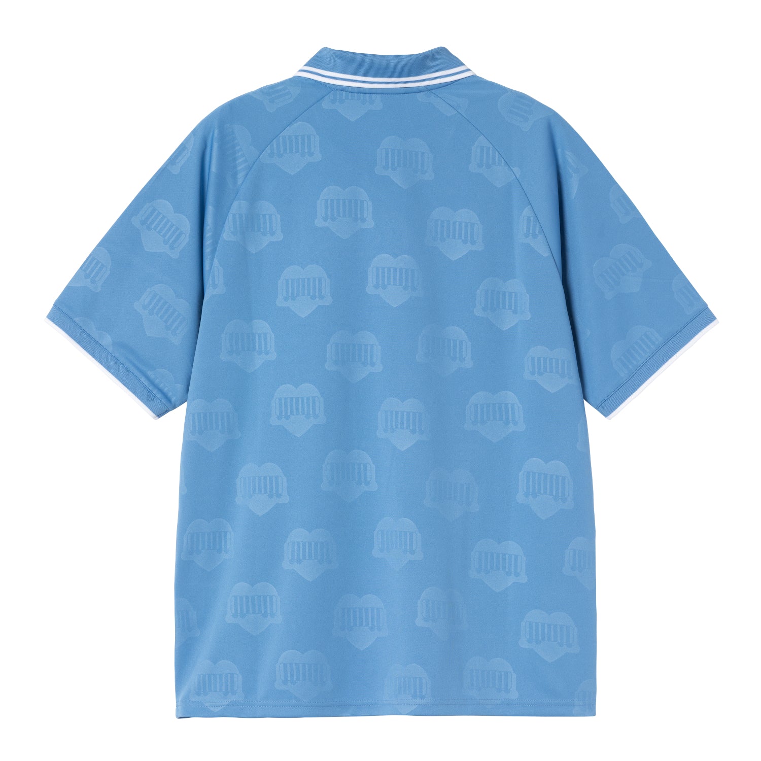 S/S Terrace Football T-Shirt - Heart Train Jacquard, Curacao