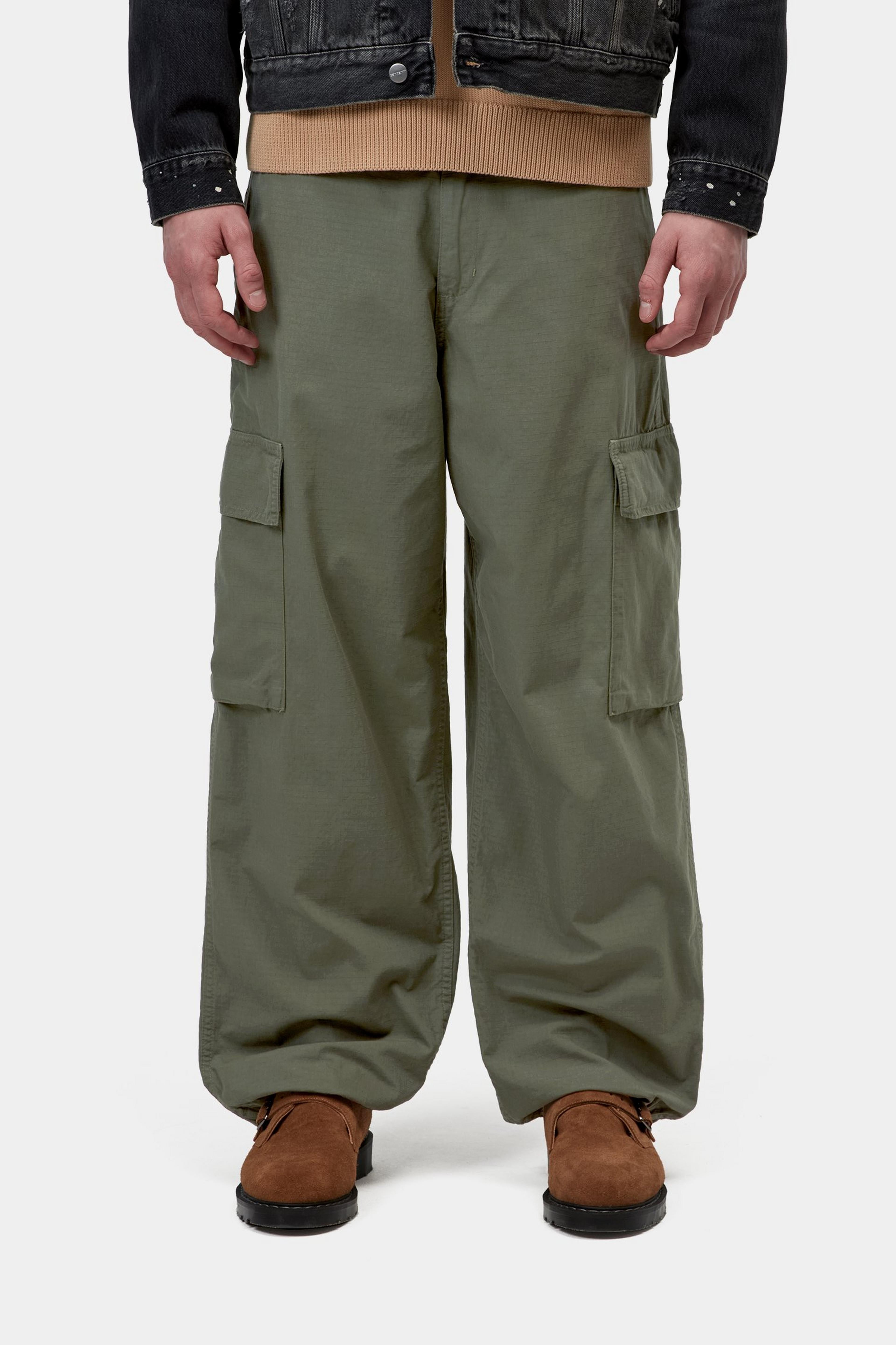 Kade Cargo Pant - Leaf, Garment dyed