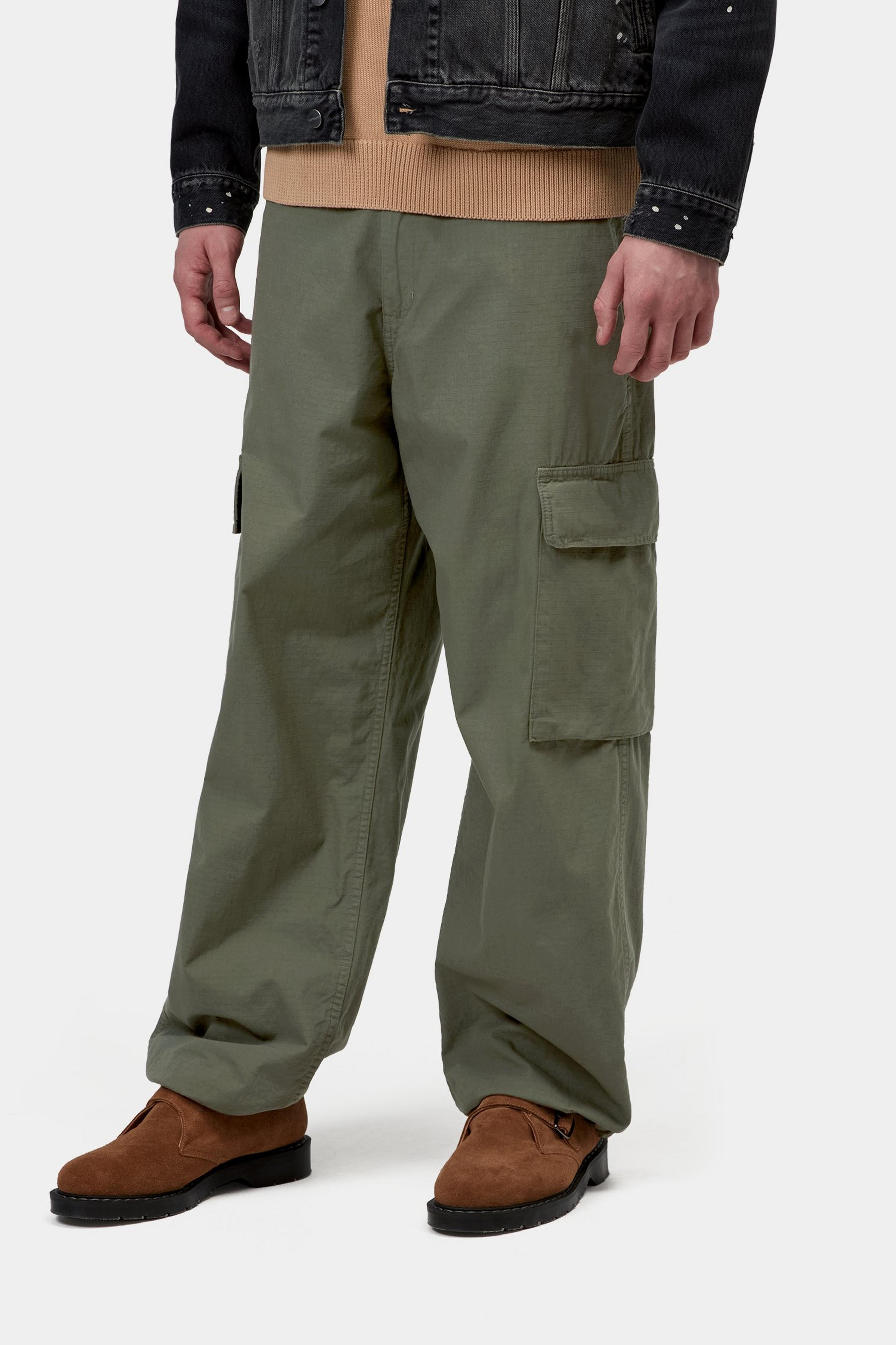 Kade Cargo Pant - Leaf, Garment dyed