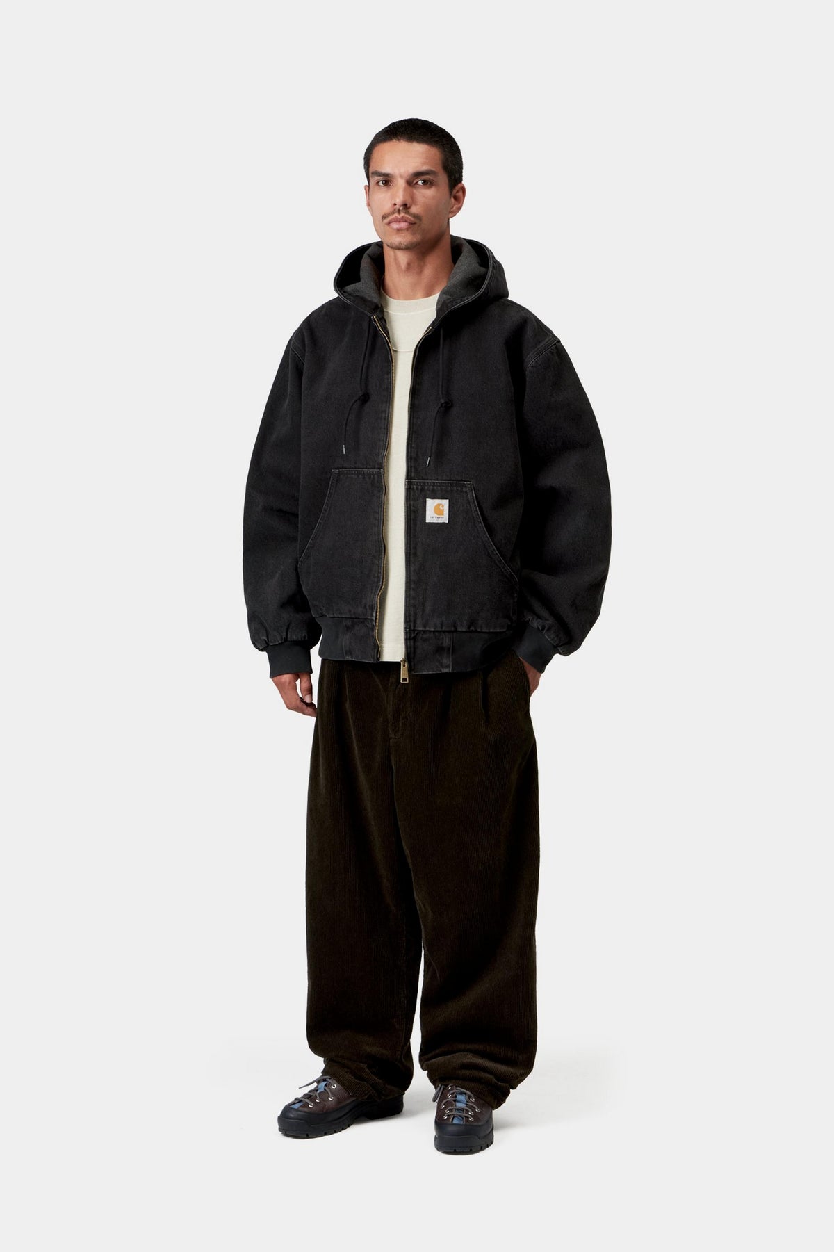 OG Active Jacket - Black stone washed