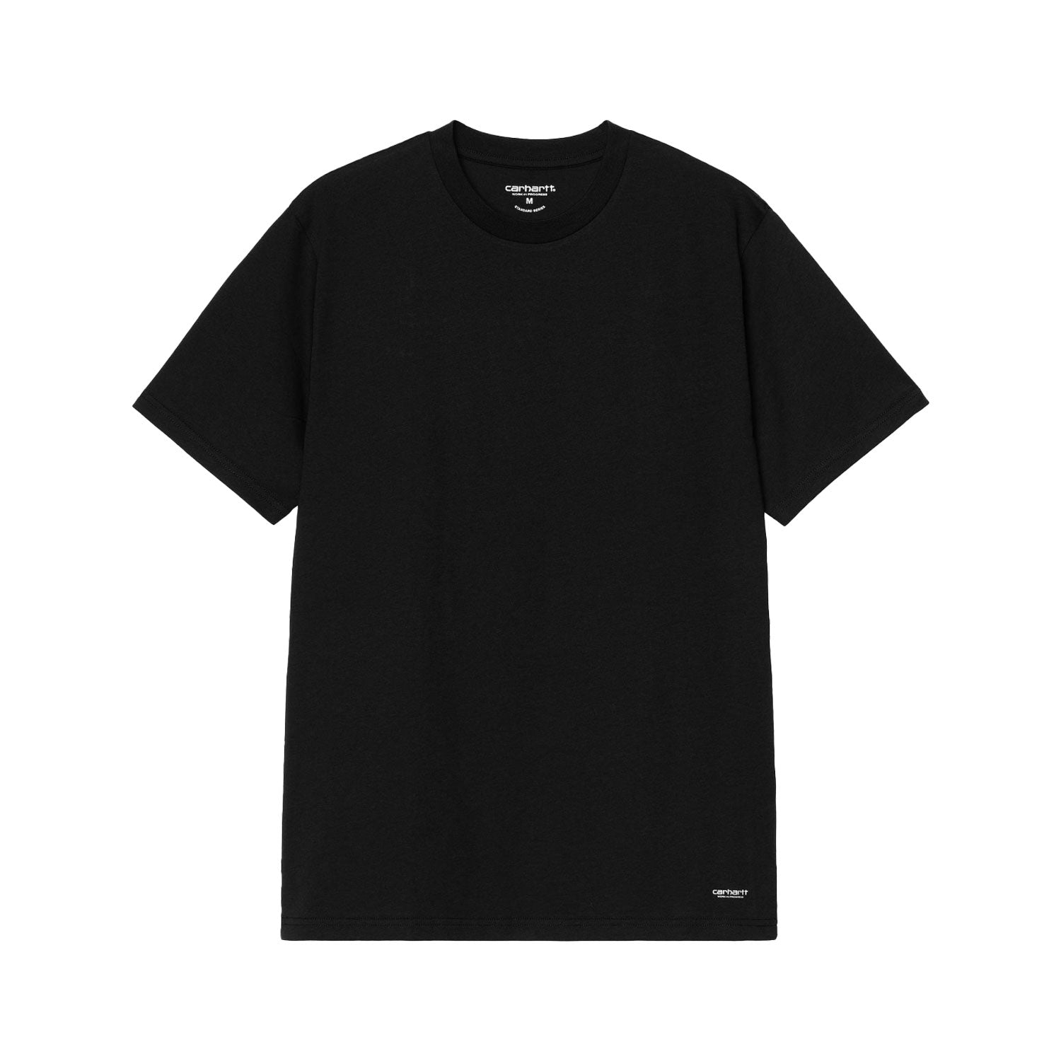 Standard Crew Neck T-Shirt - Black+Black