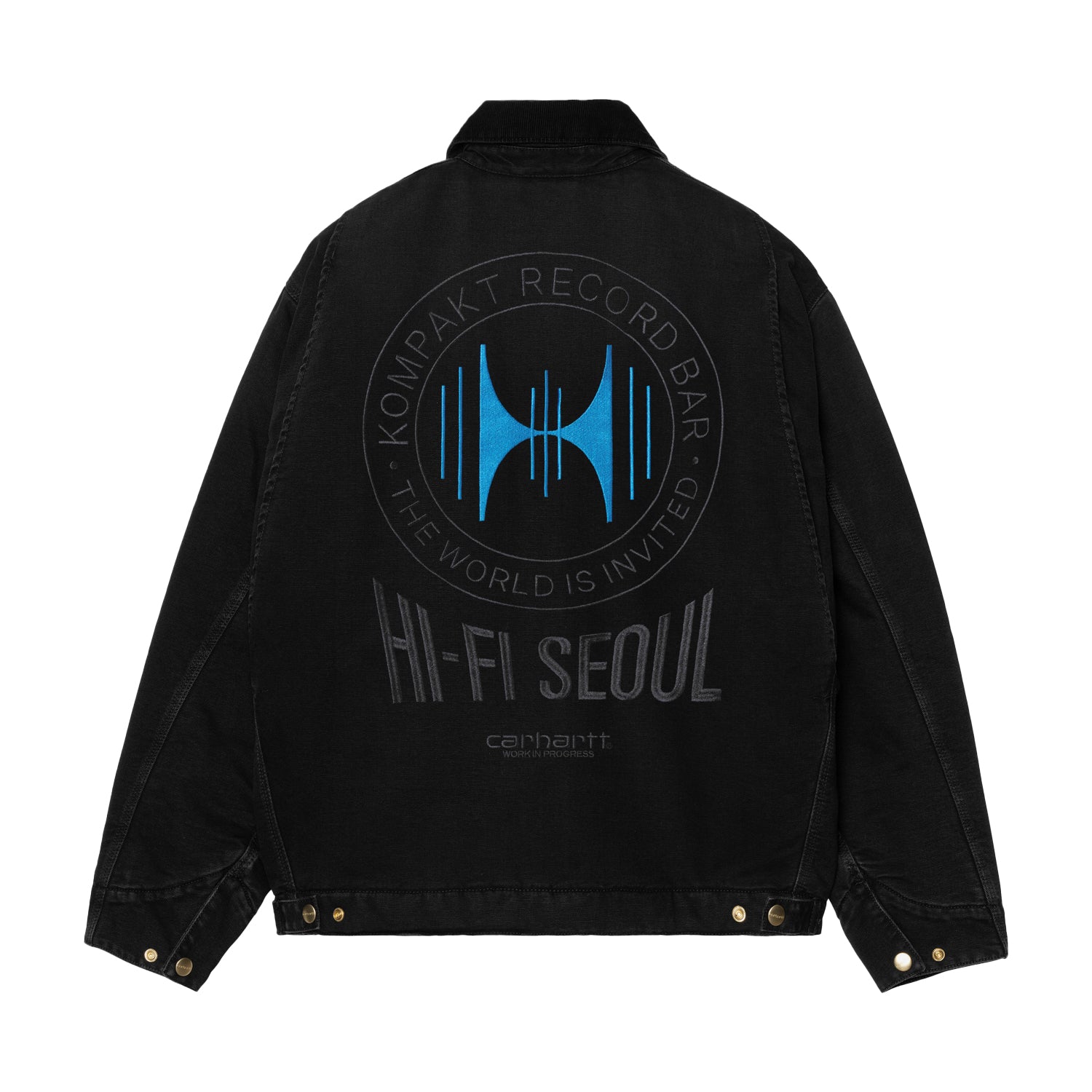 KOMPAKT OG DETROIT JACKET - Black (rinsed)