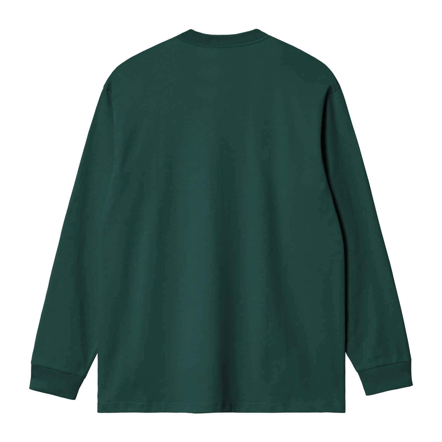 L/S AMERICAN SCRIPT T-SHIRT - Dark Fir