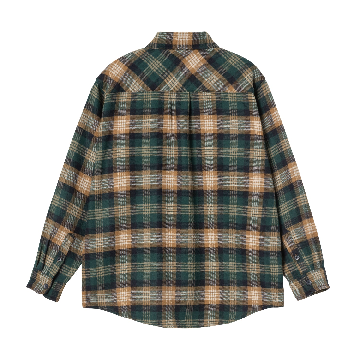 L/S DERN SHIRT - Dern Check, Hamilton Brown