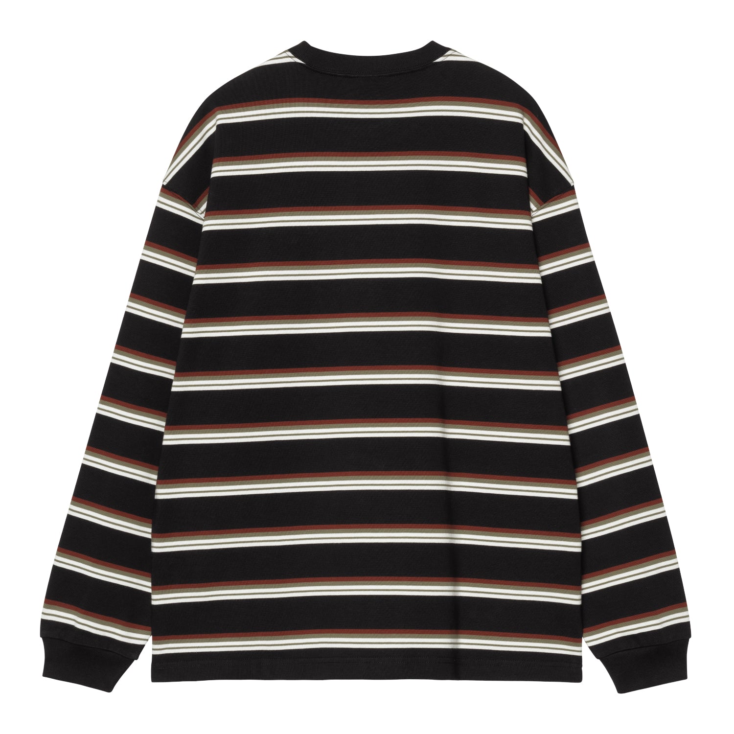 L/S HOLM T-SHIRT - Holm Stripe, Black
