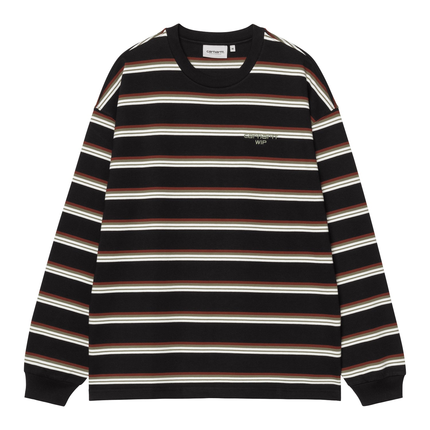 L/S HOLM T-SHIRT - Holm Stripe, Black