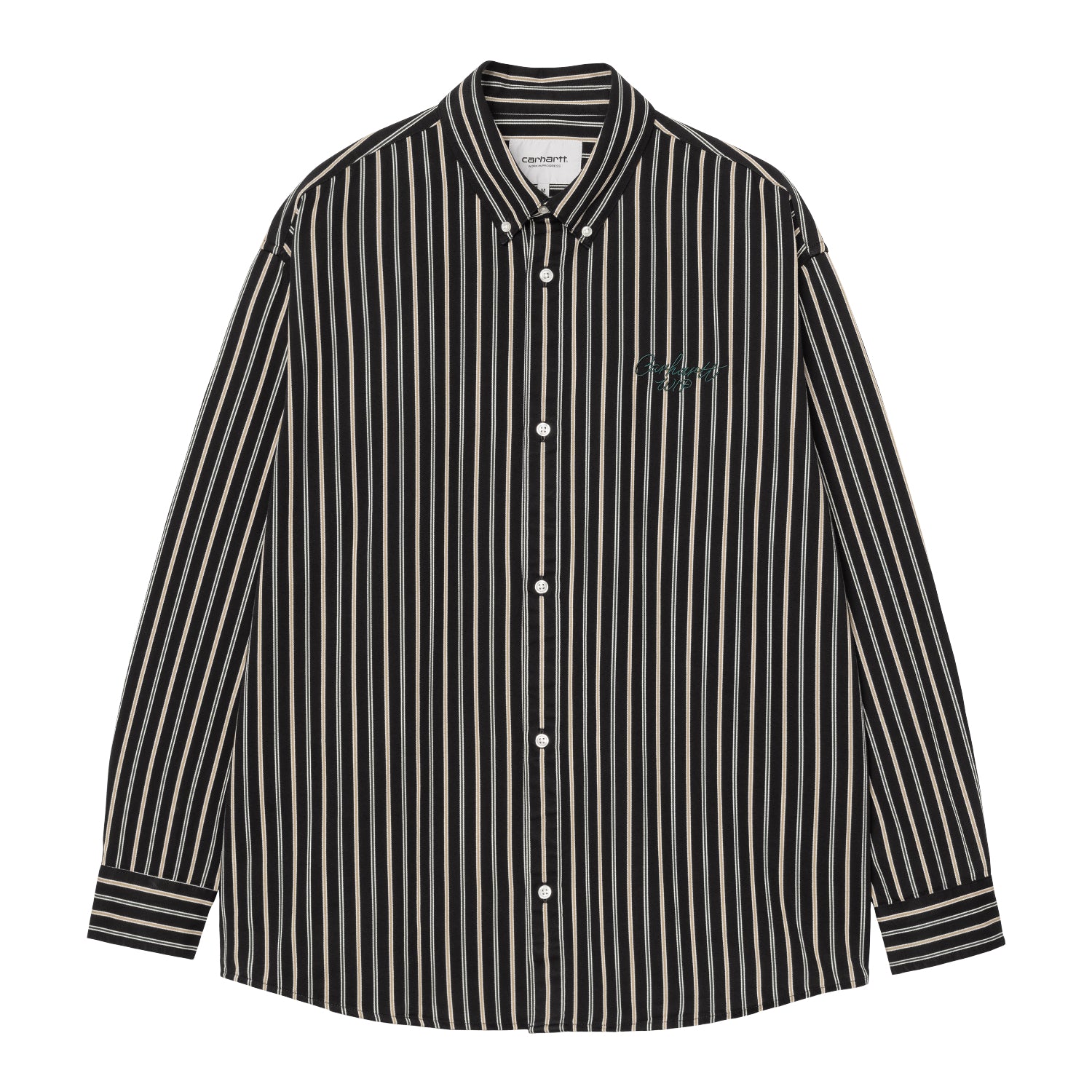 L/S PALANCE SHIRT - Palance Stripe, Black