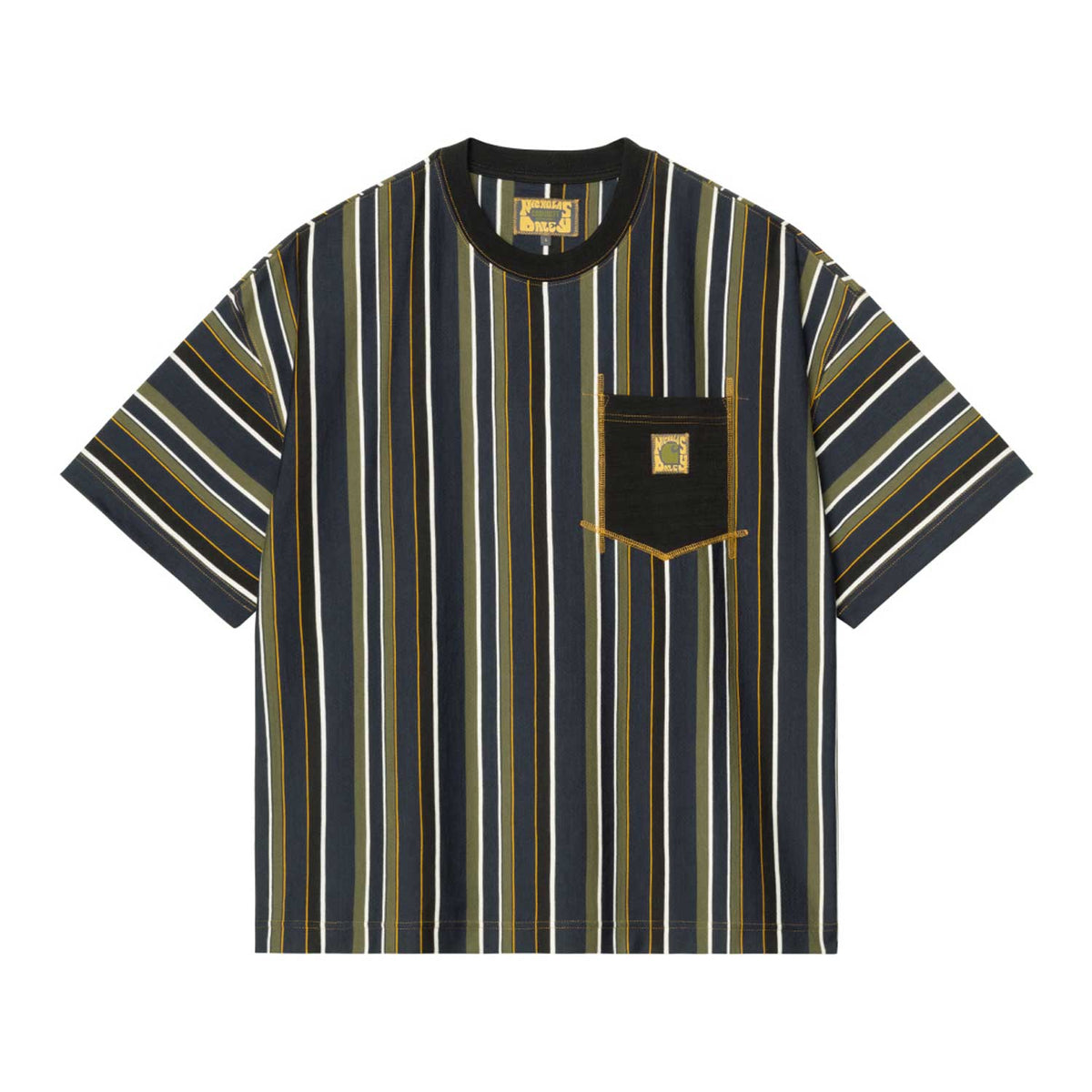 NICHOLAS DALEY ストライプTシャツ