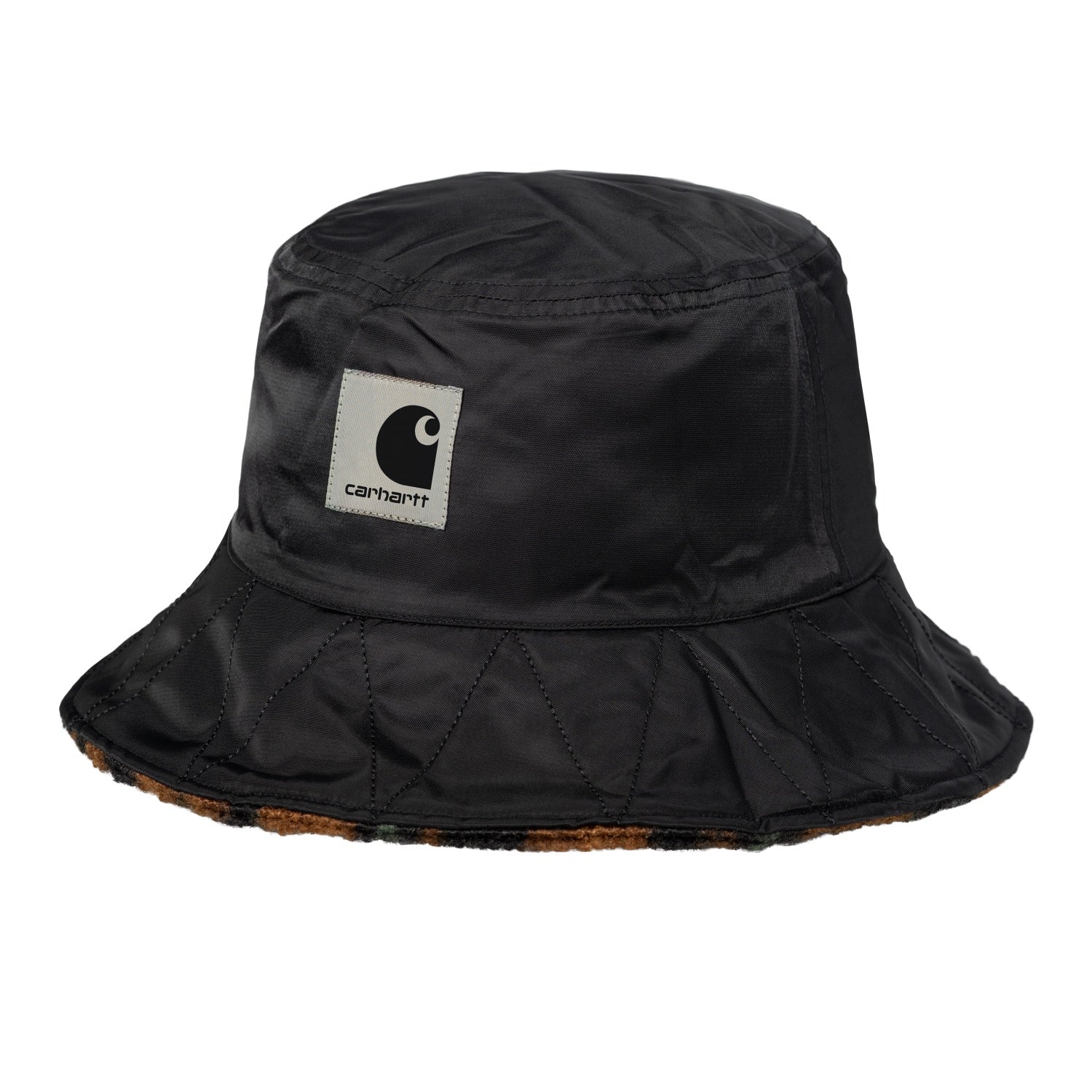 ORLA BUCKET HAT - Camo Leo Jacquard, Tamarind / Black