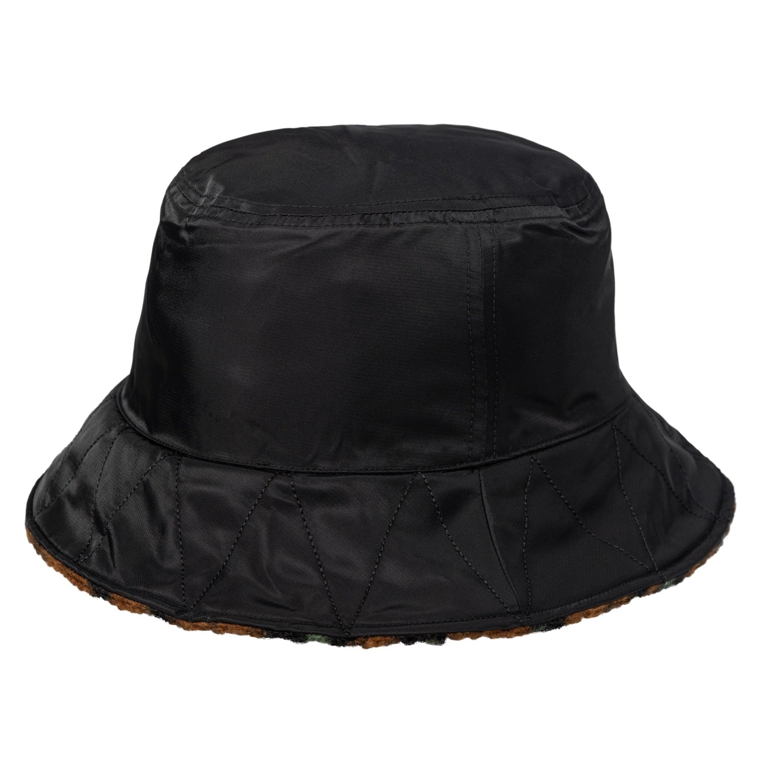 ORLA BUCKET HAT - Camo Leo Jacquard, Tamarind / Black