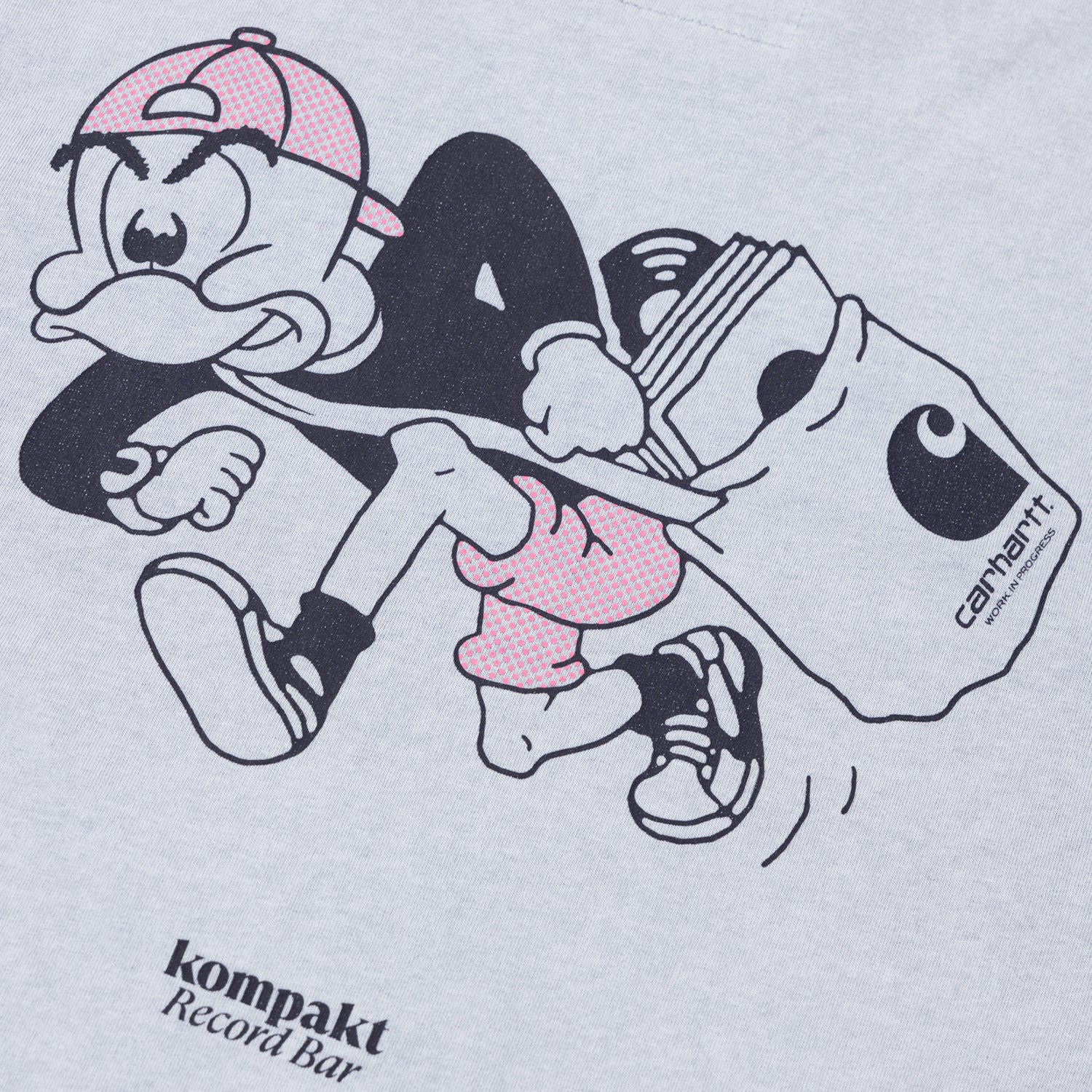 S/S KOMPAKT EVERY DAY T-SHIRT - Coral Almond (pigment garment dyed)