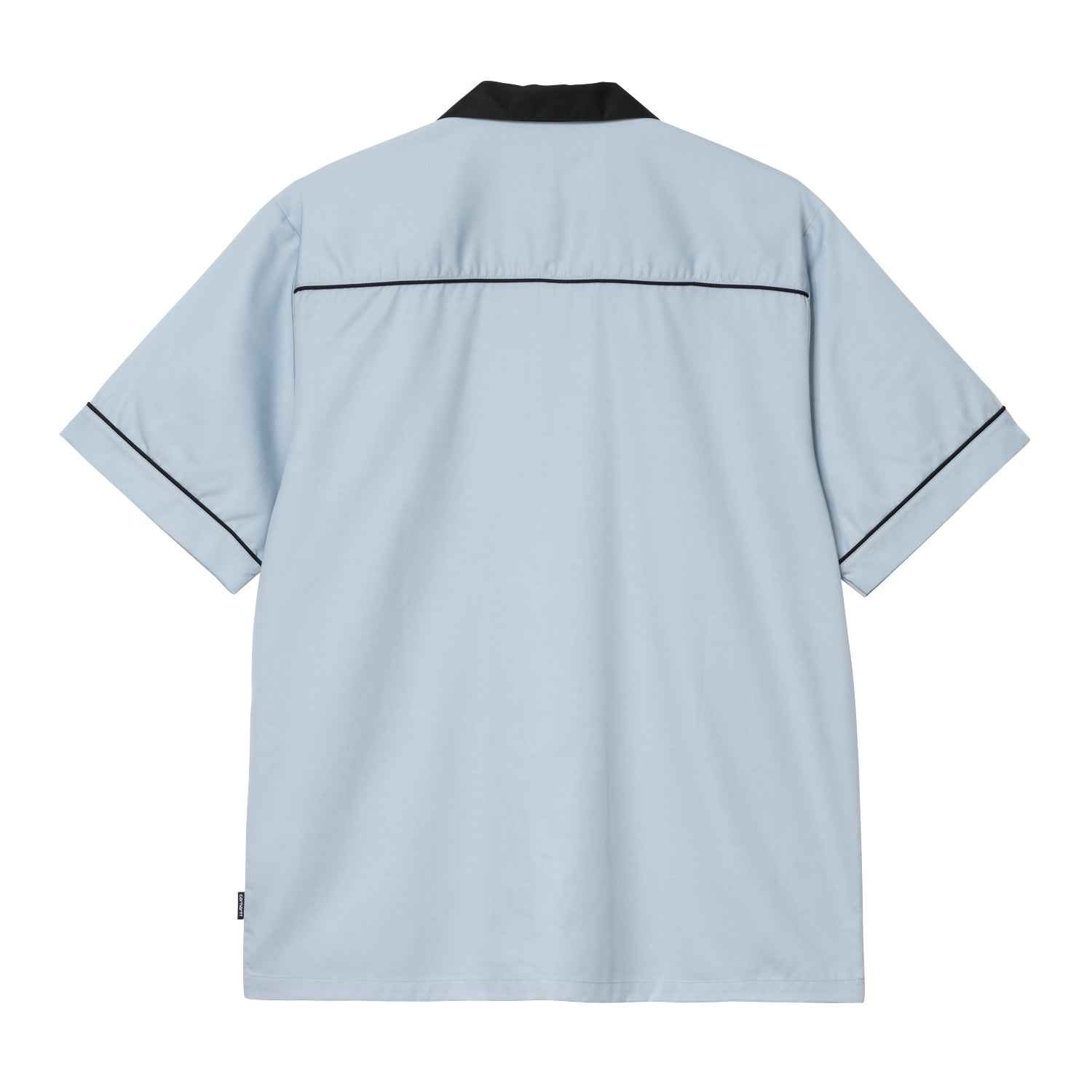 S/S BOWL SHIRT - Blue Fog / Black