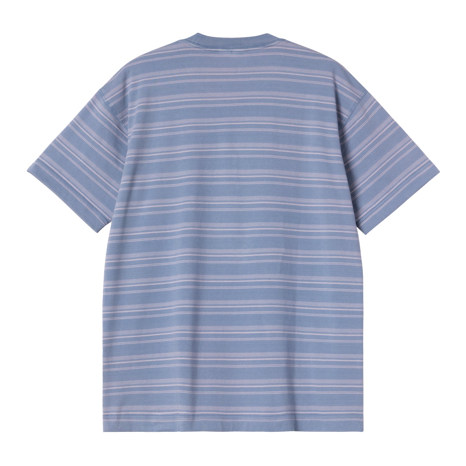 S/S BRODINE T-SHIRT - Brodine Stripe, Sorrent (indigo overdyed)