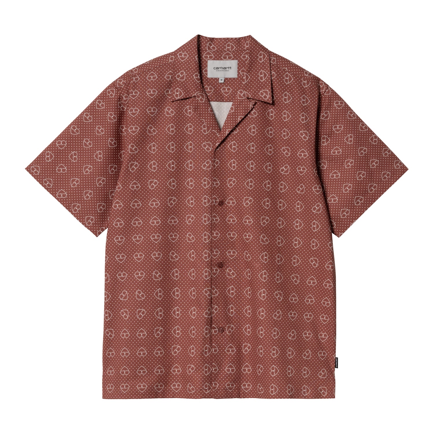 S/S FUROSHIKI SHIRT - Furoshiki Print, Henna
