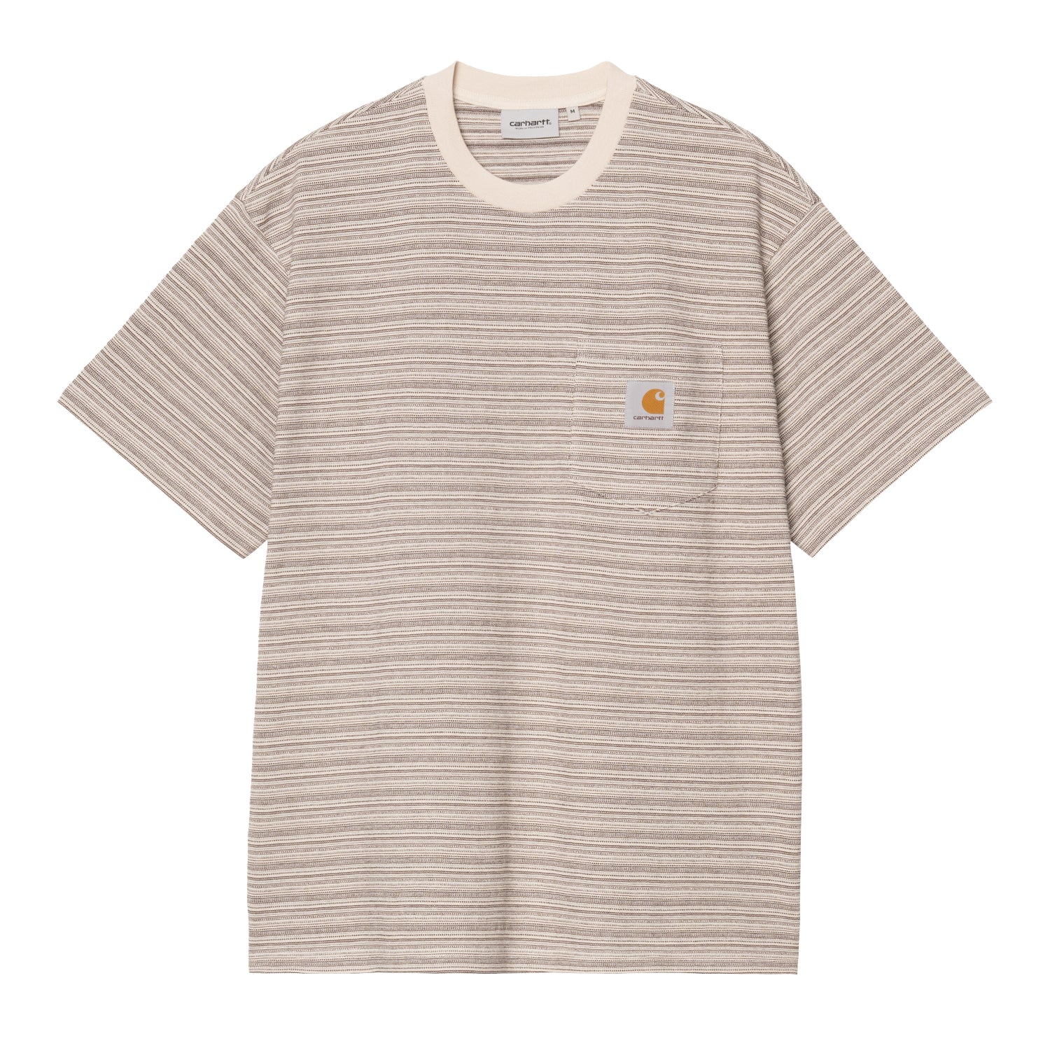 S/S GELLAR POCKET T-SHIRT - Gellar Stripe, Wax