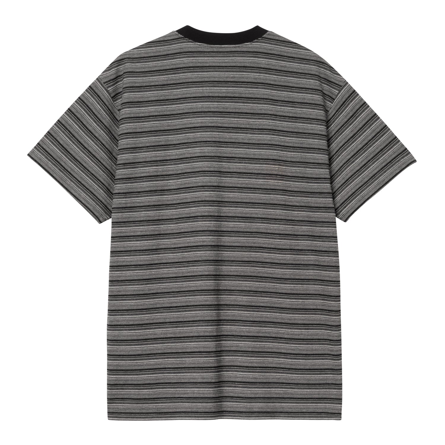S/S GELLAR POCKET T-SHIRT - Gellar Stripe, Black