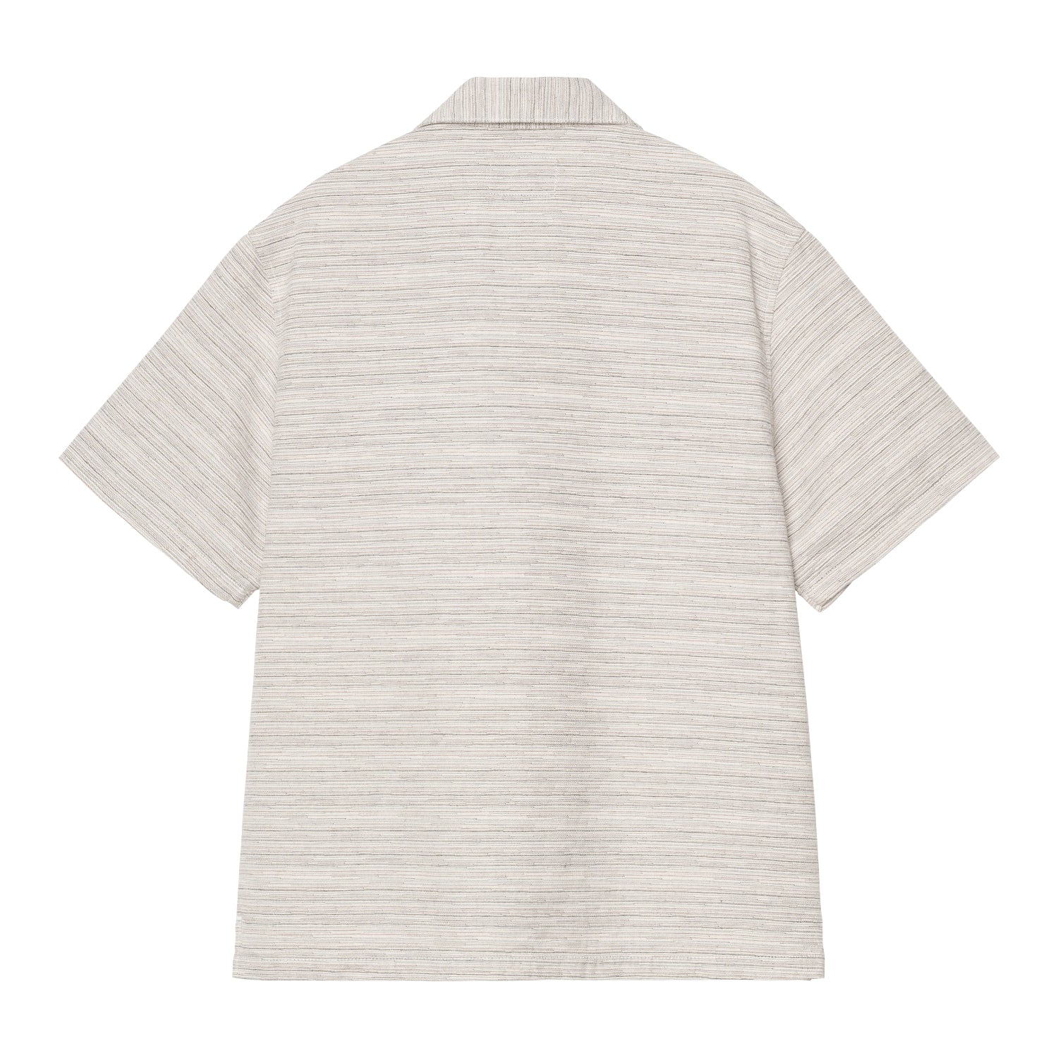 S/S GELLAR SHIRT - Gellar Stripe, Wax (rinsed)