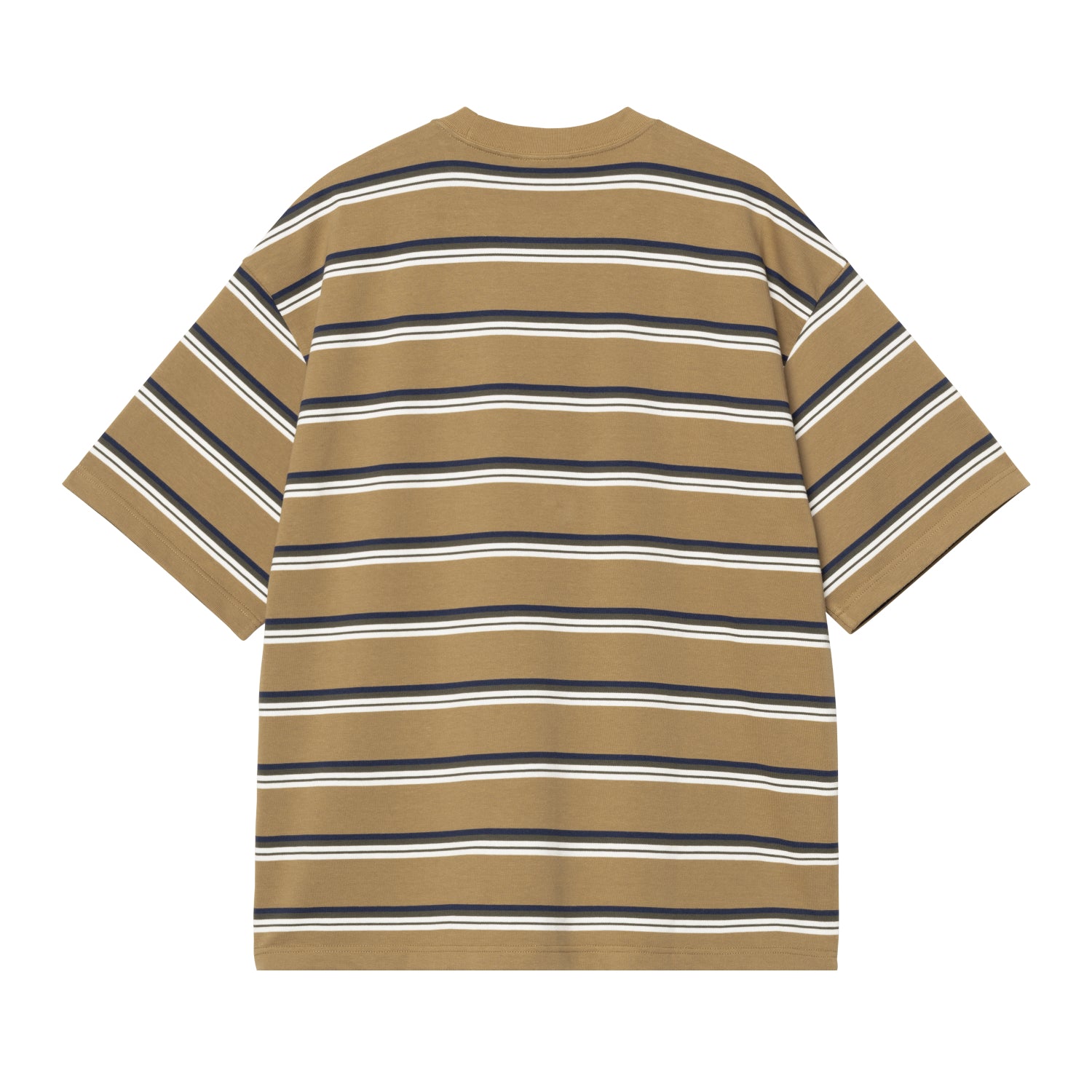 S/S HOLM T-SHIRT - Holm Stripe, Peanut