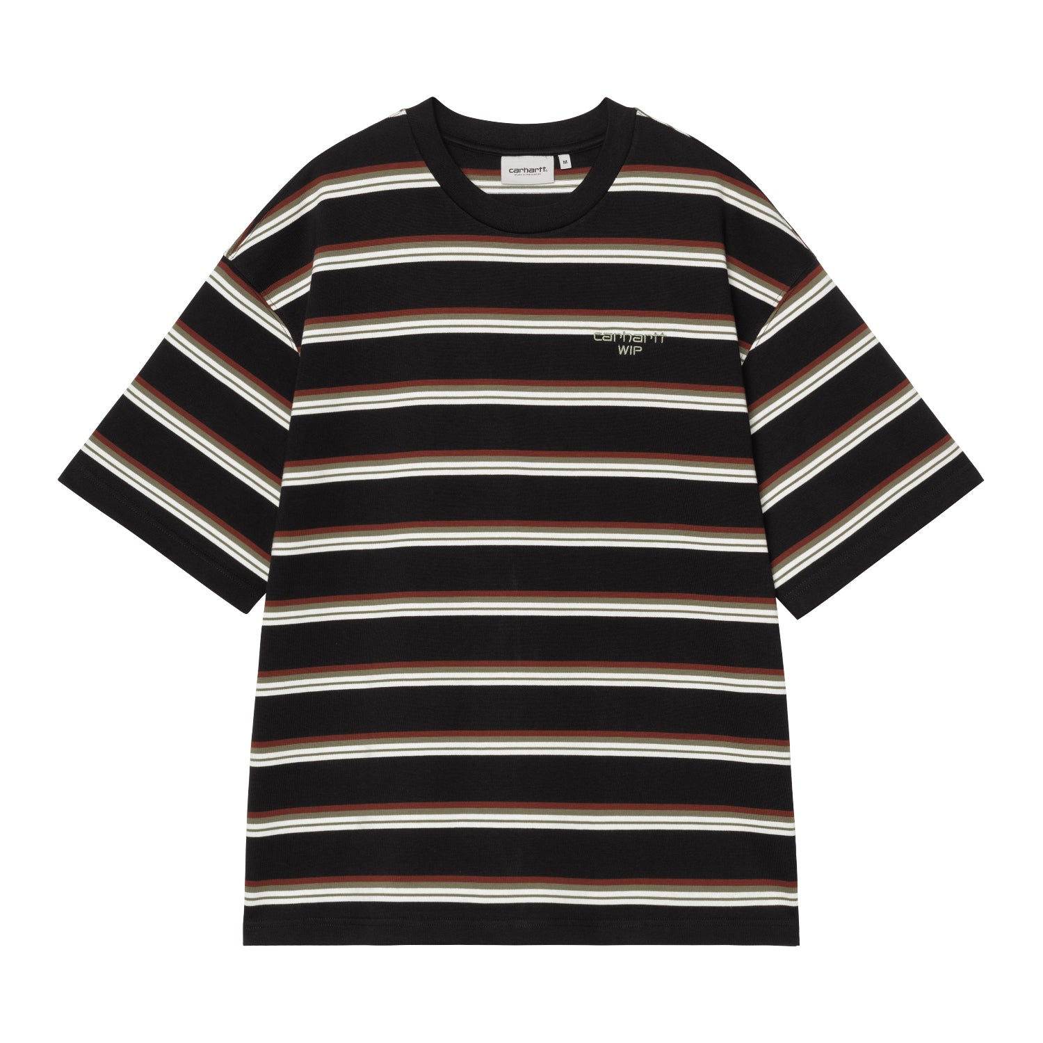 S/S HOLM T-SHIRT - Holm Stripe, Black